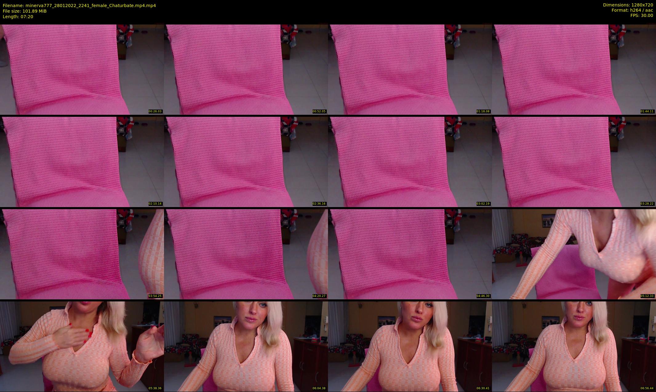 minerva777 — 8 minute Chaturbate female cam show recording, 720p, Jan 28, 2022