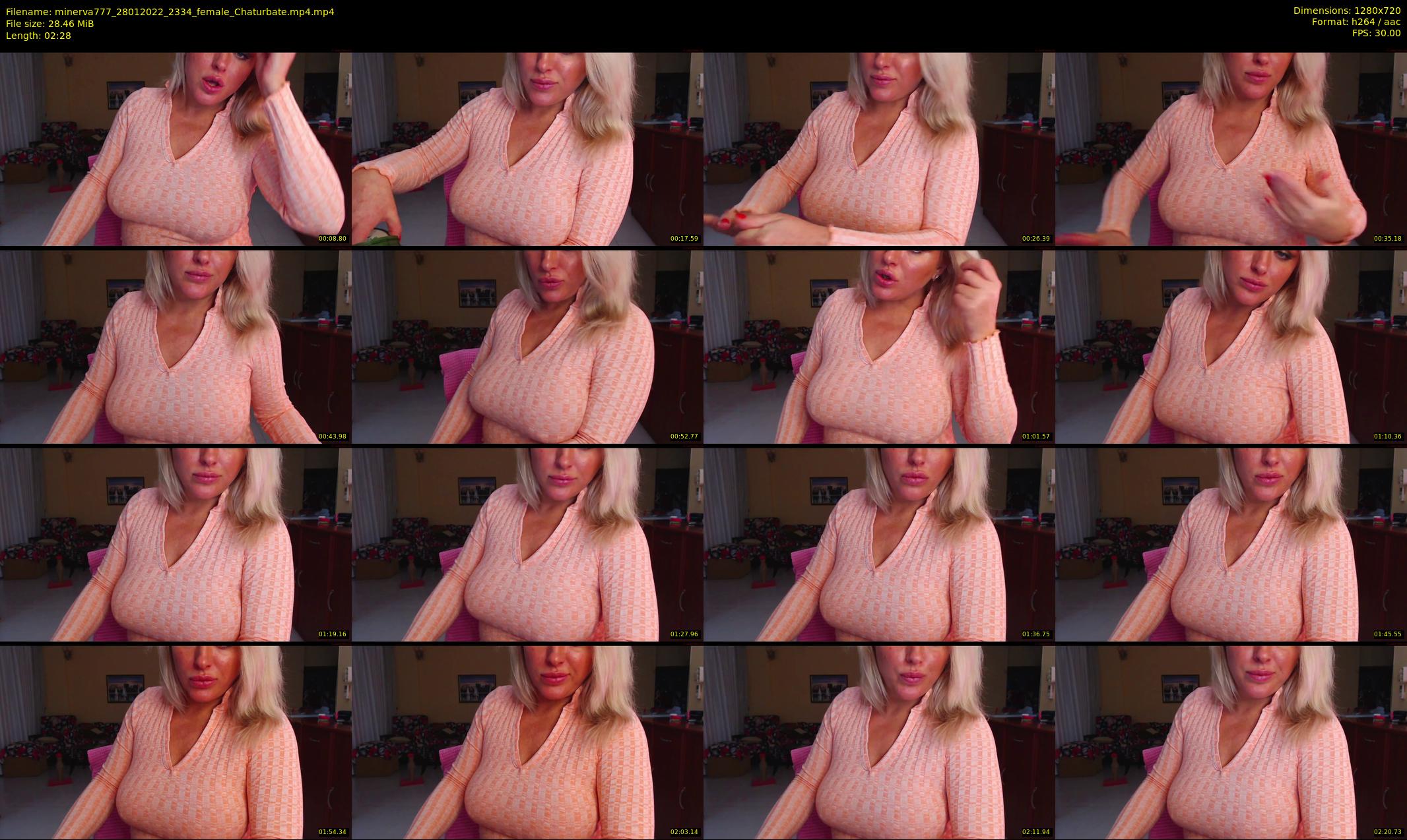 minerva777 — 3 minute Chaturbate female cam show recording, 720p, Jan 28, 2022