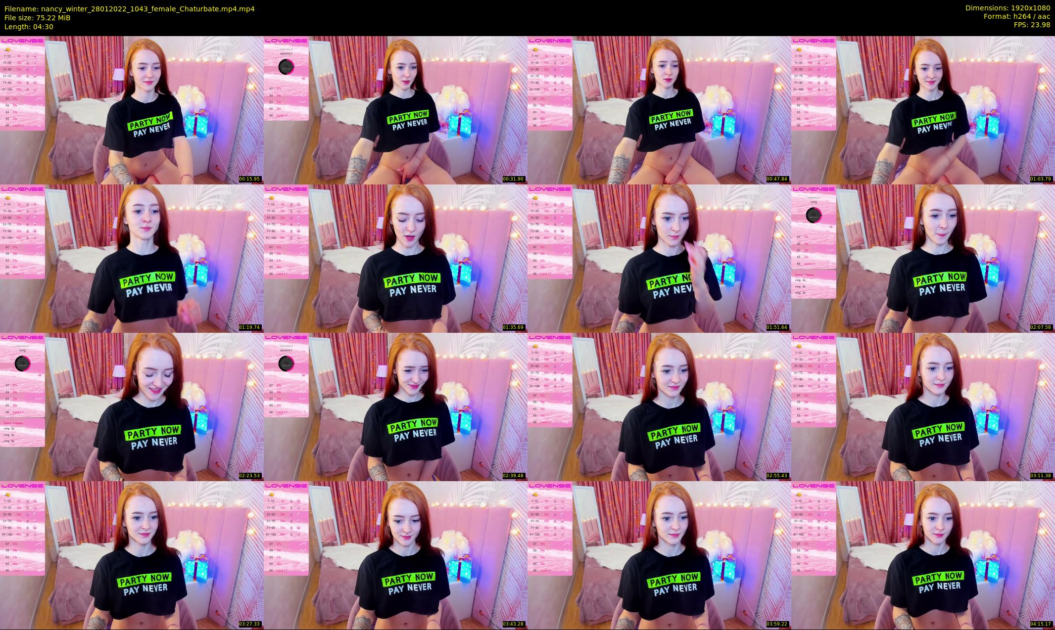nancy_winter — 5 minute Chaturbate female cam show recording, 1080p, Jan 28, 2022