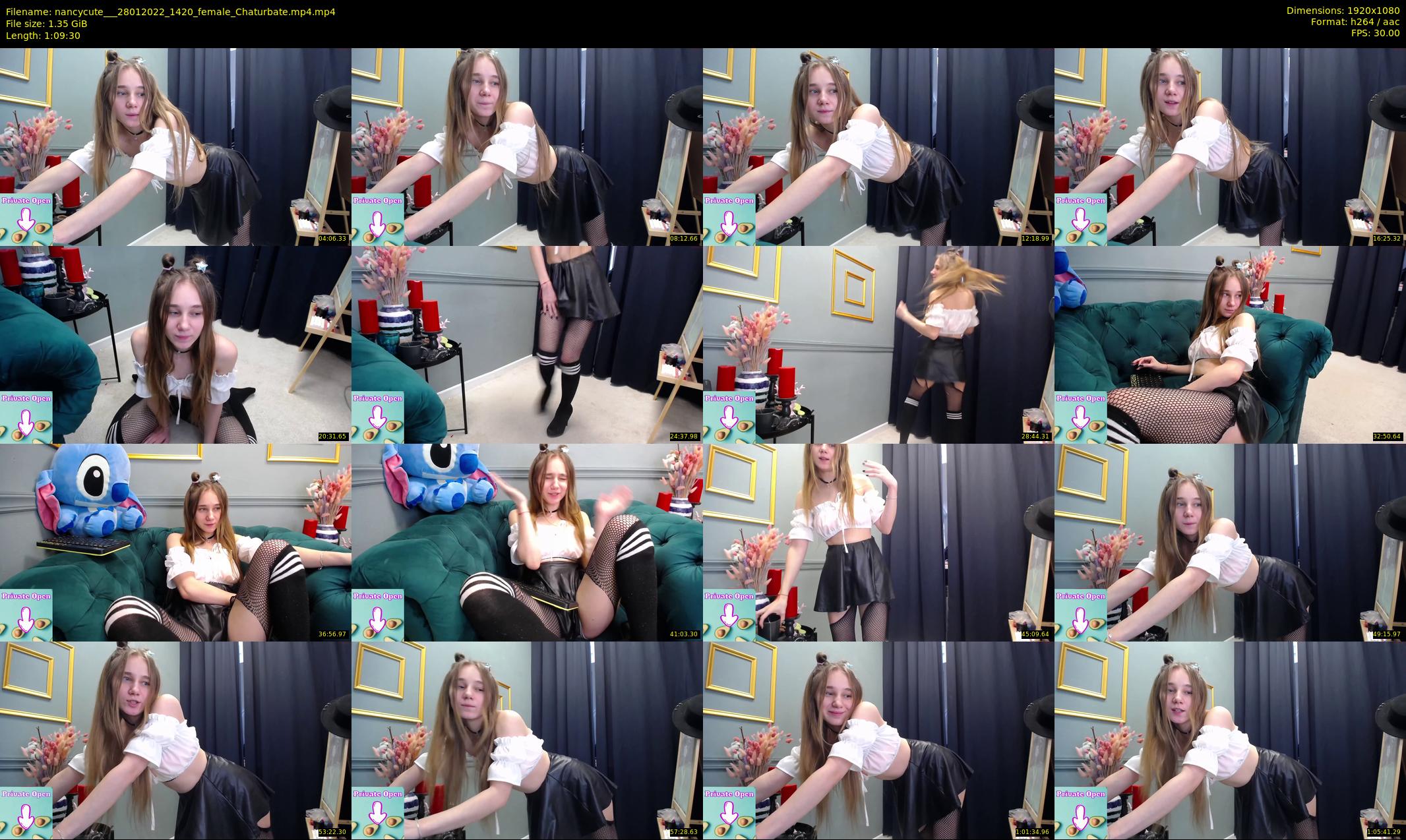 nancycute__ — 70 minute Chaturbate female cam show recording, 1080p, Jan 28, 2022