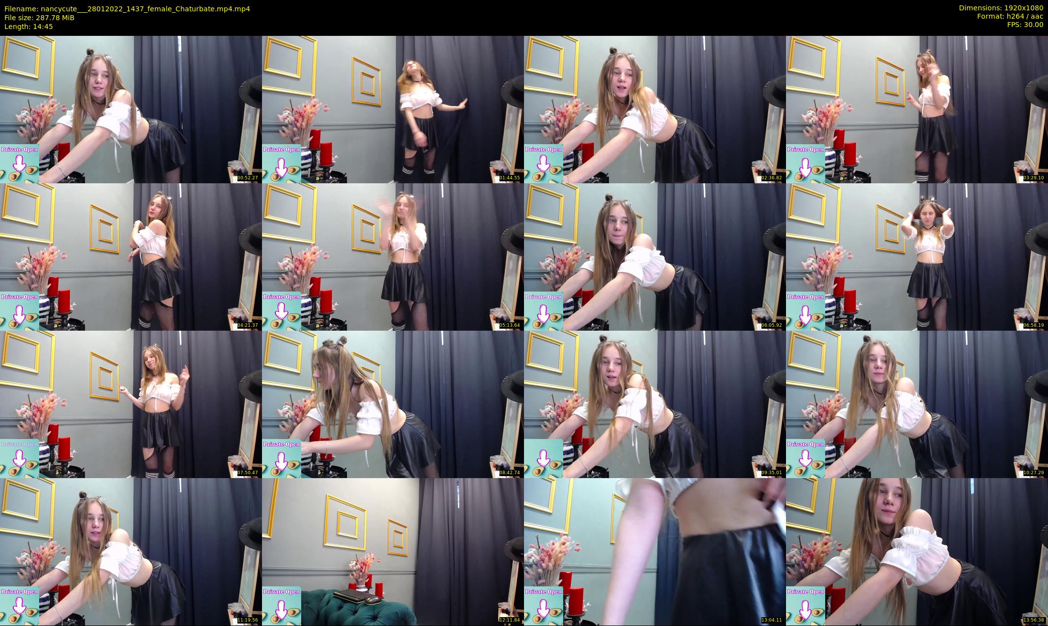 nancycute__ — 15 minute Chaturbate female cam show recording, 1080p, Jan 28, 2022