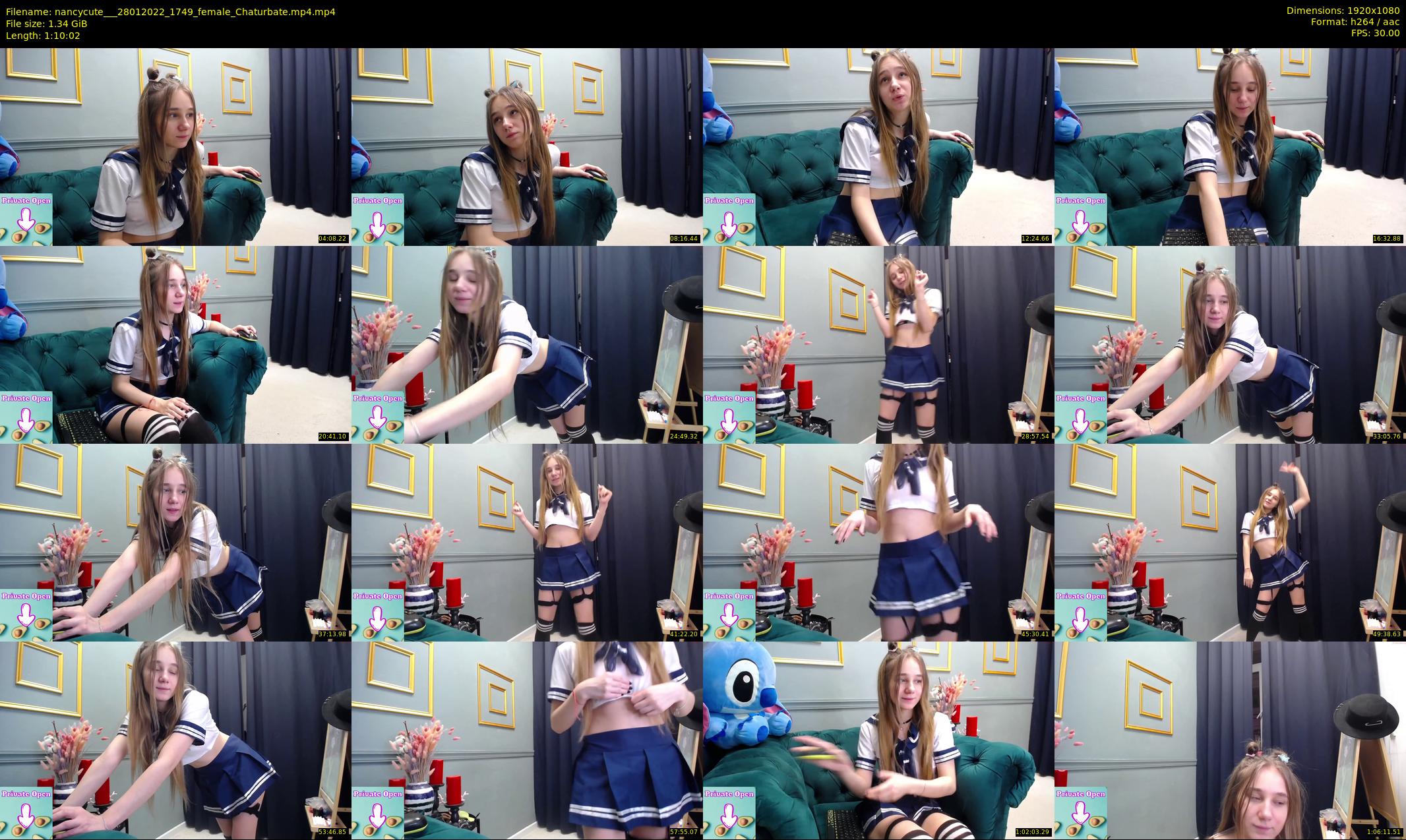 nancycute__ — 71 minute Chaturbate female cam show recording, 1080p, Jan 28, 2022