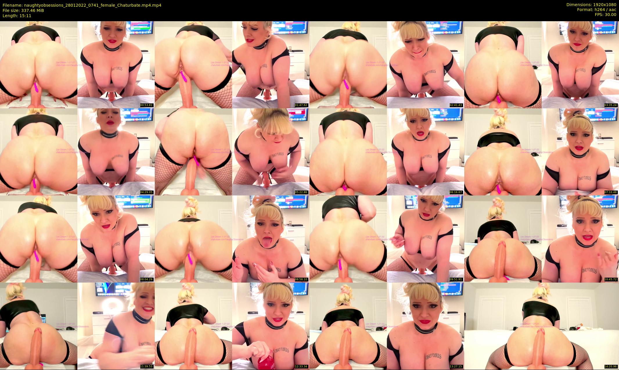 naughtyobsessions — 16 minute Chaturbate female cam show recording, 1080p, Jan 28, 2022