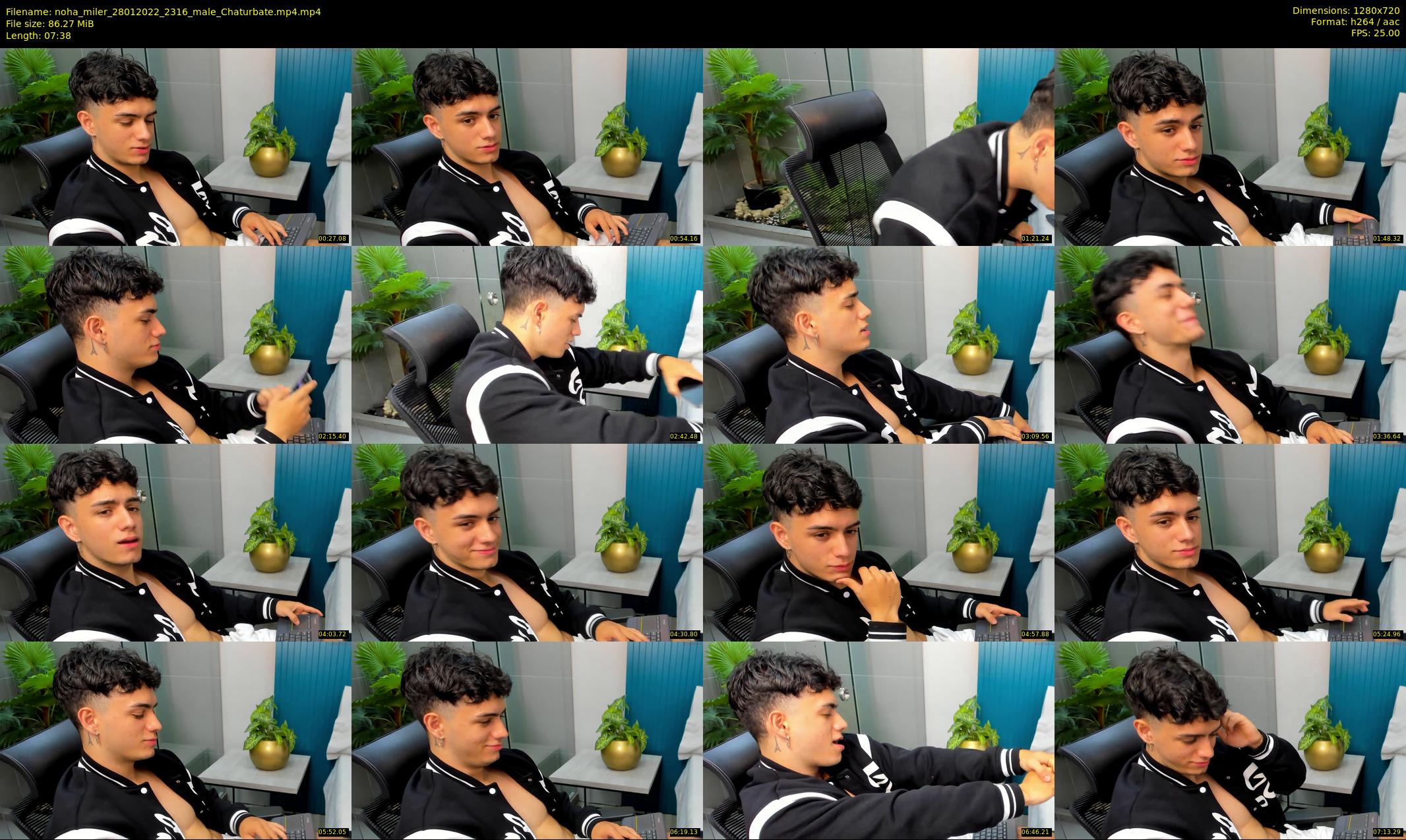 noha_miler — 8 minute Chaturbate male cam show recording, 720p, Jan 28, 2022