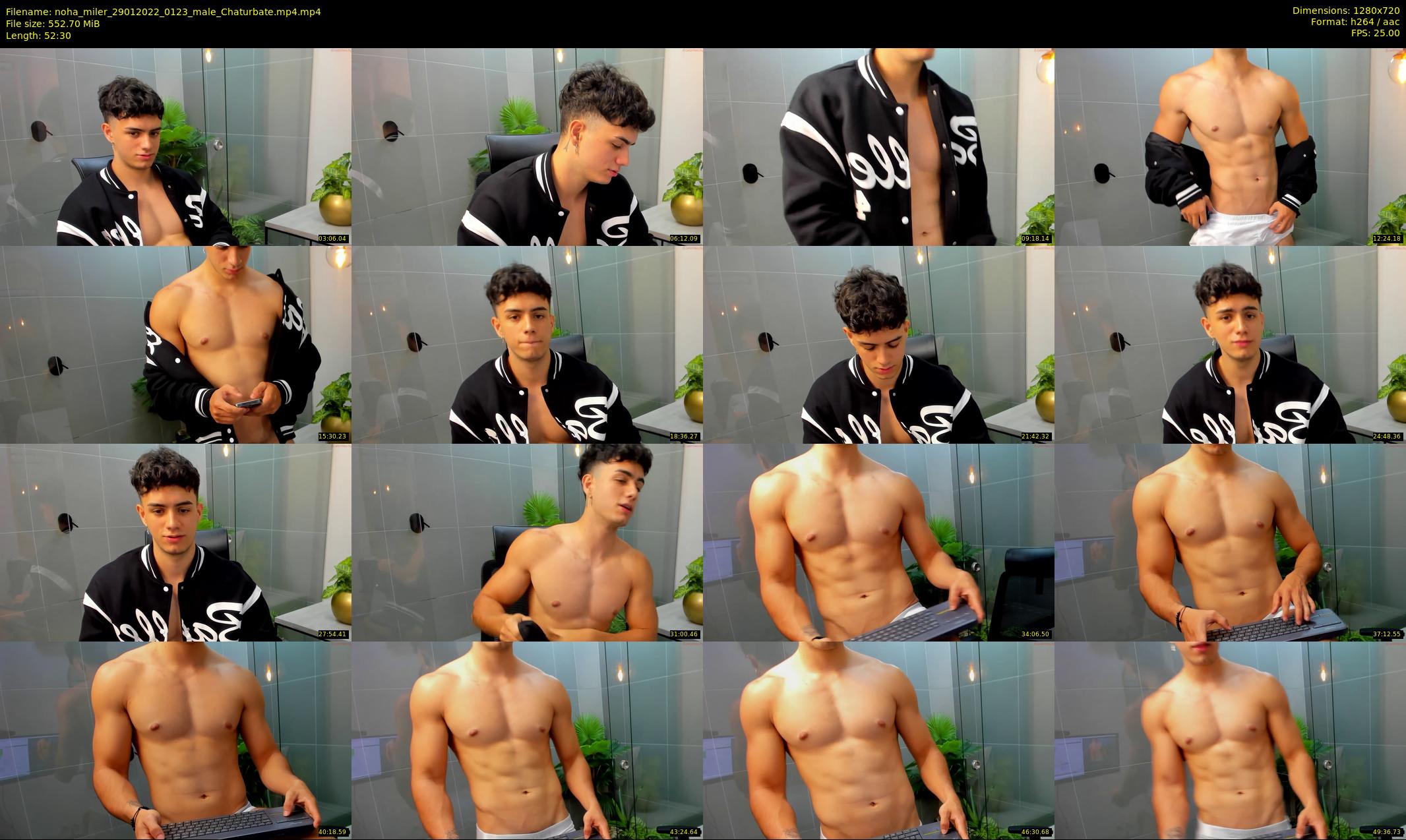 noha_miler — 53 minute Chaturbate male cam show recording, 720p, Jan 29, 2022