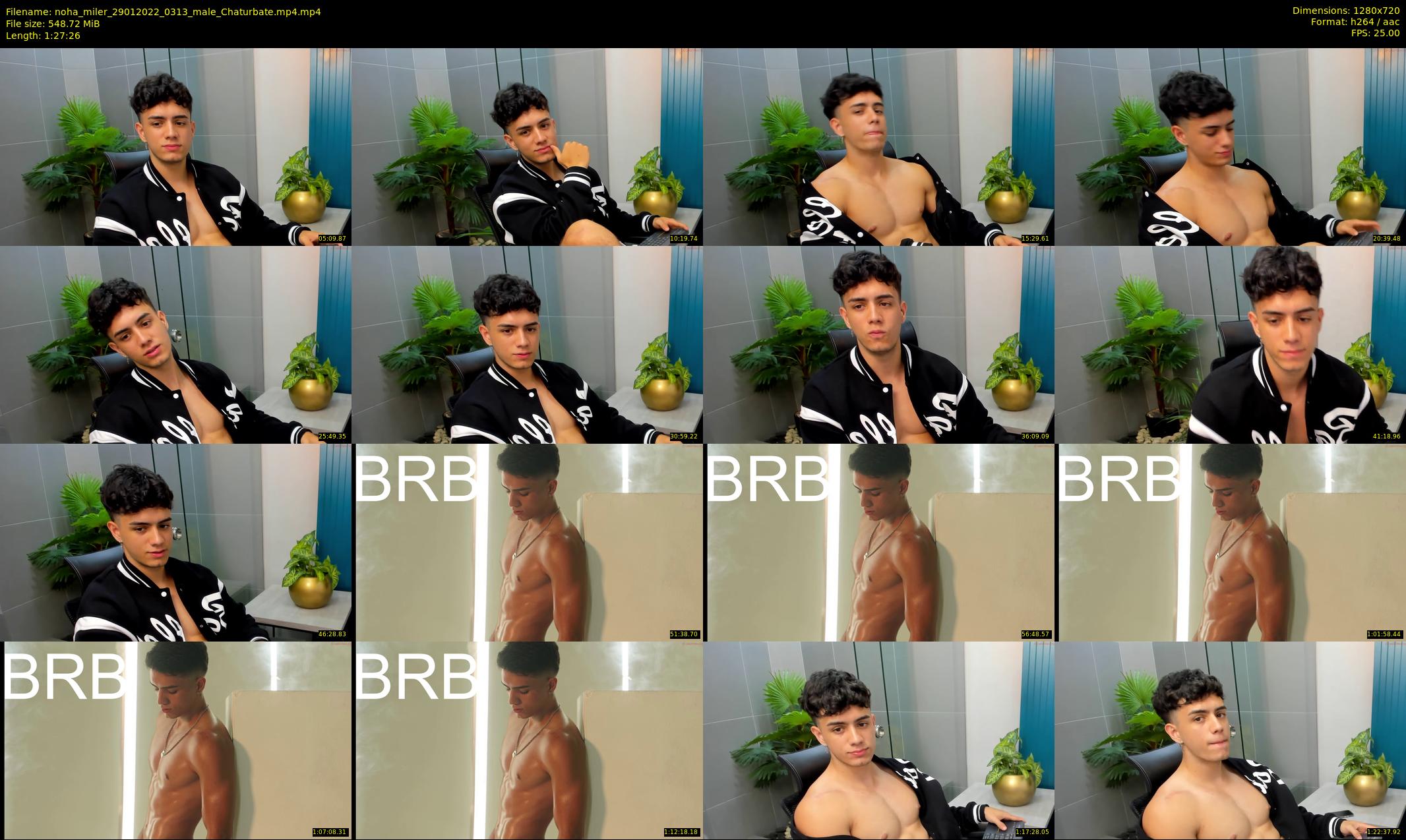 noha_miler — 88 minute Chaturbate male cam show recording, 720p, Jan 29, 2022