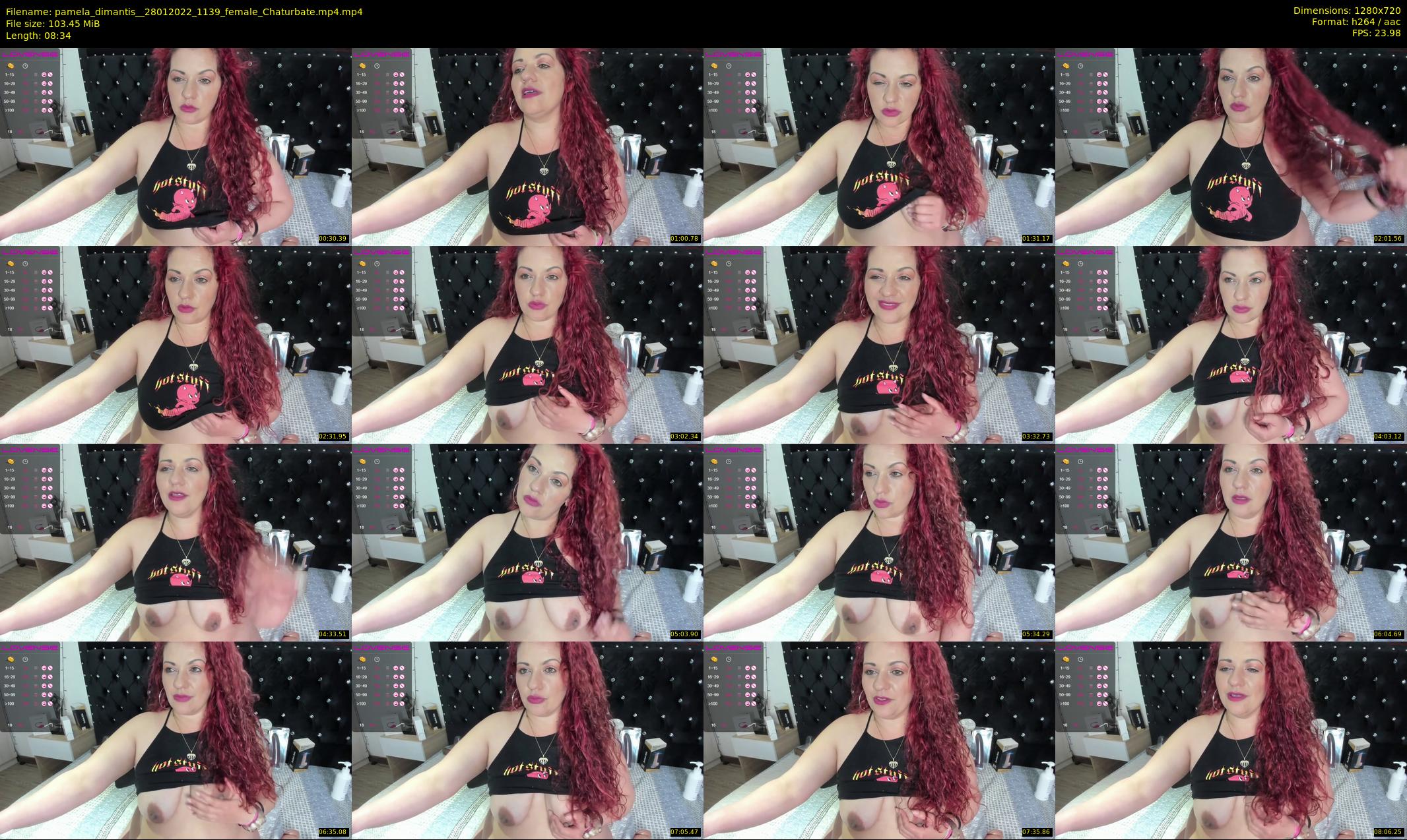 pamela_dimantis_ — 9 minute Chaturbate female cam show recording, 720p, Jan 28, 2022