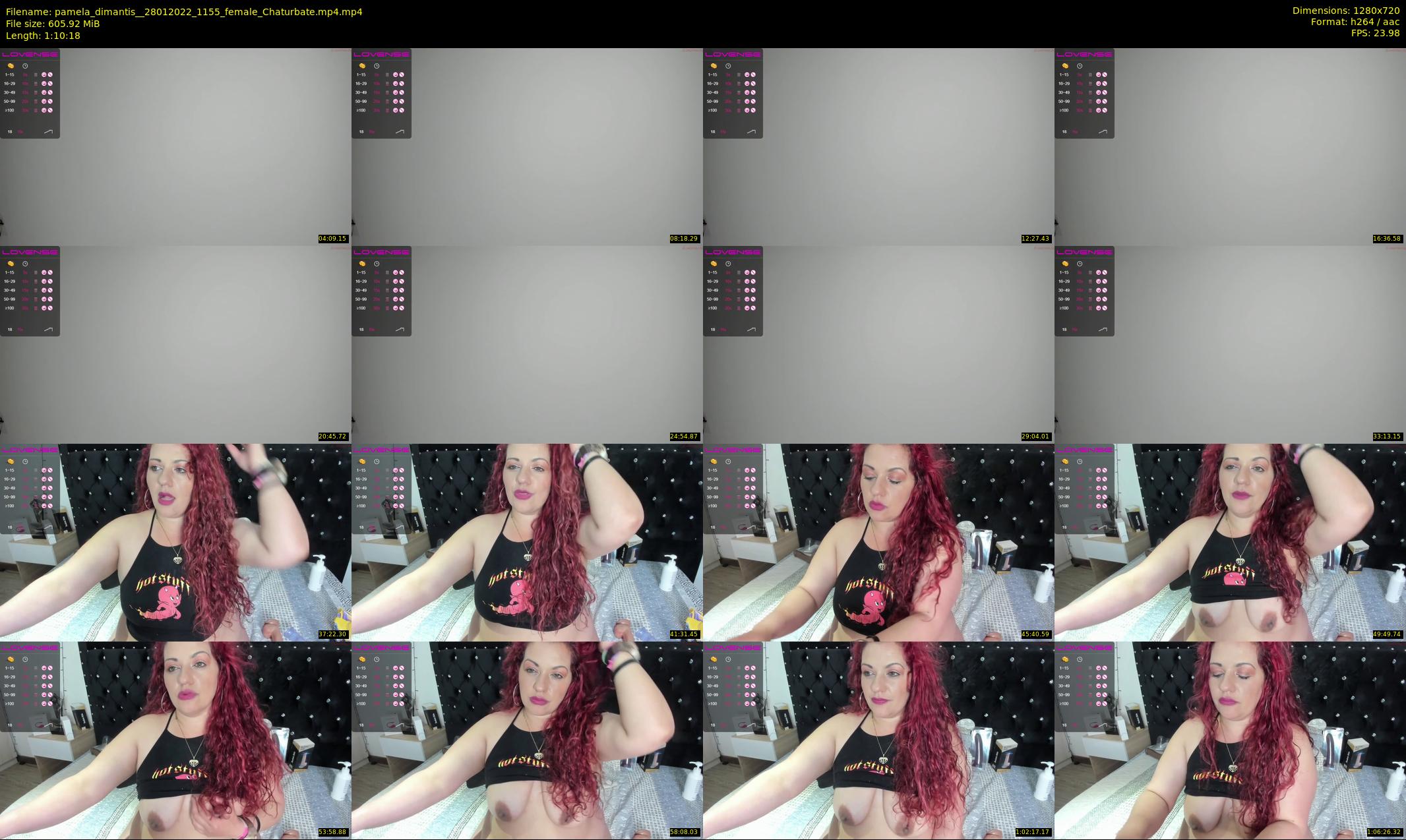 pamela_dimantis_ — 71 minute Chaturbate female cam show recording, 720p, Jan 28, 2022