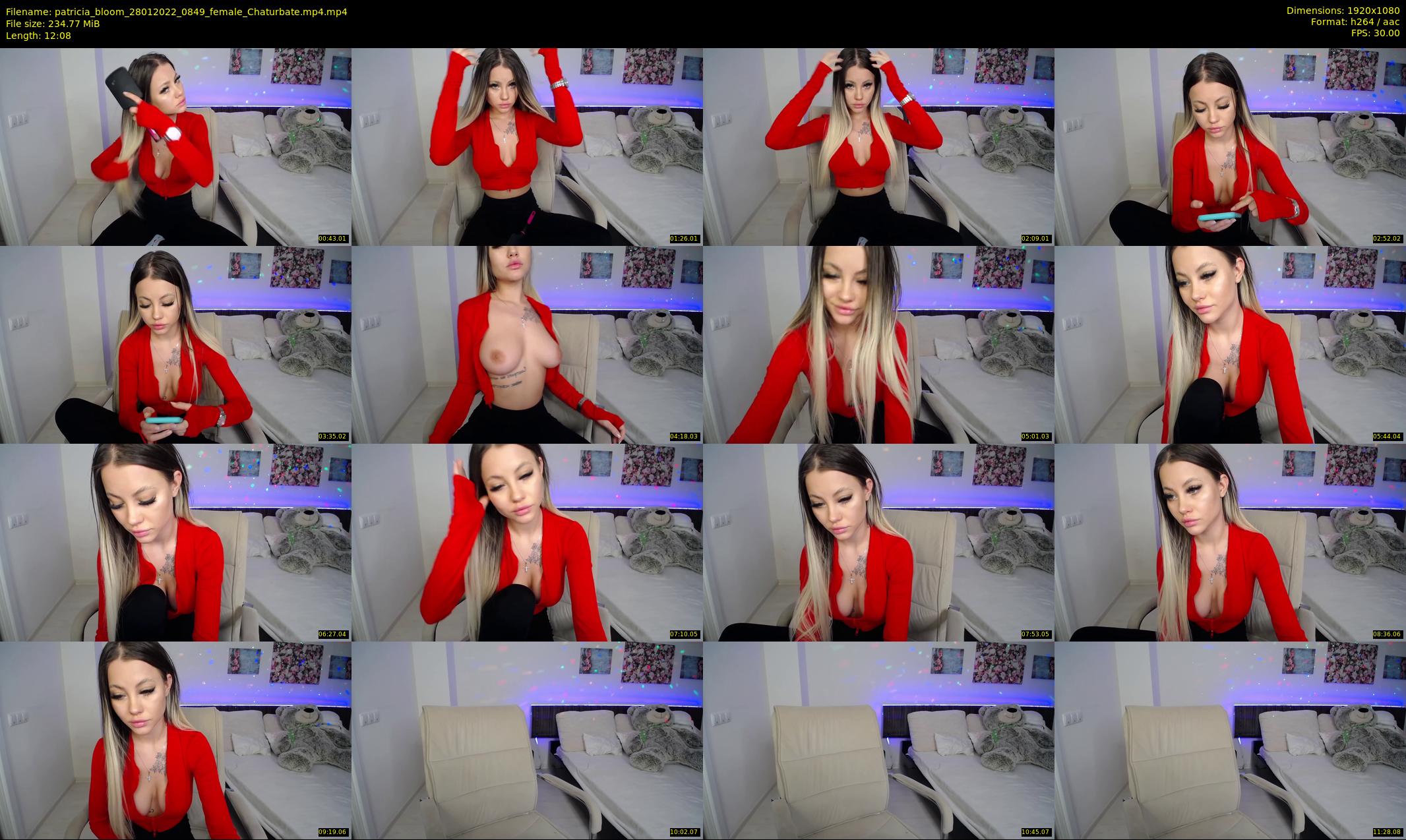 patricia_bloom — 13 minute Chaturbate female cam show recording, 1080p, Jan 28, 2022