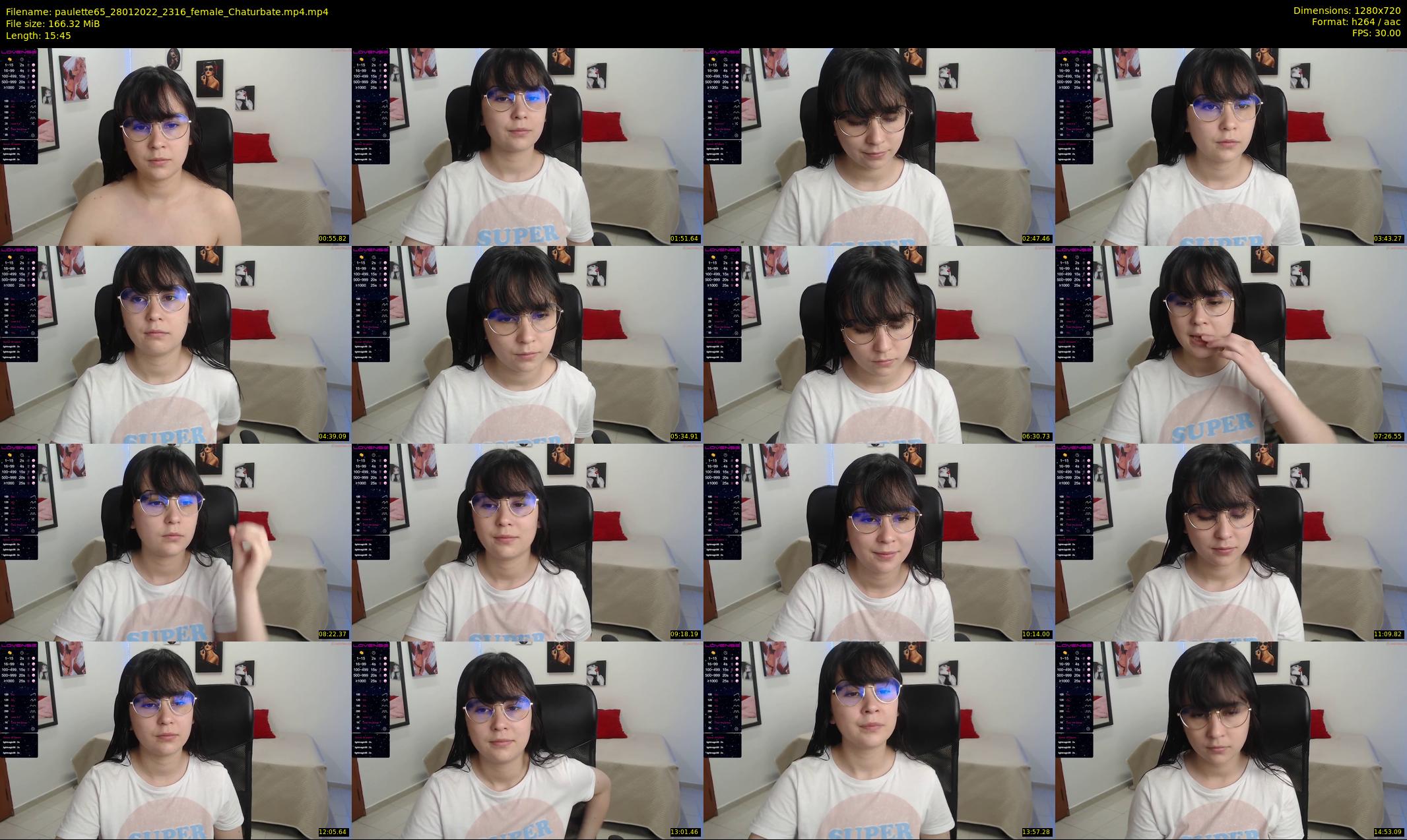 paulette65 — 16 minute Chaturbate female cam show recording, 720p, Jan 28, 2022