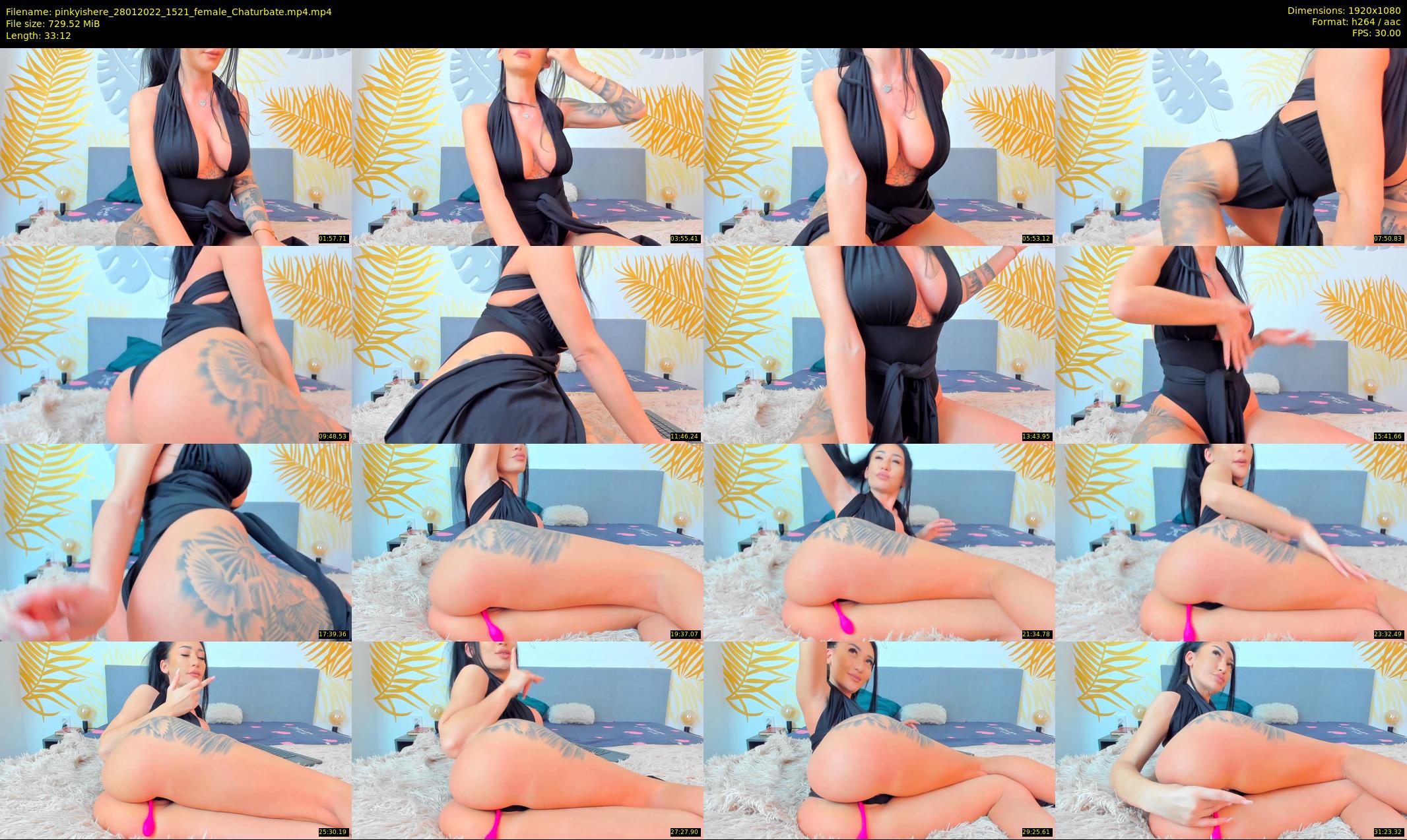pinkyishere — 34 minute Chaturbate female cam show recording, 1080p, Jan 28, 2022