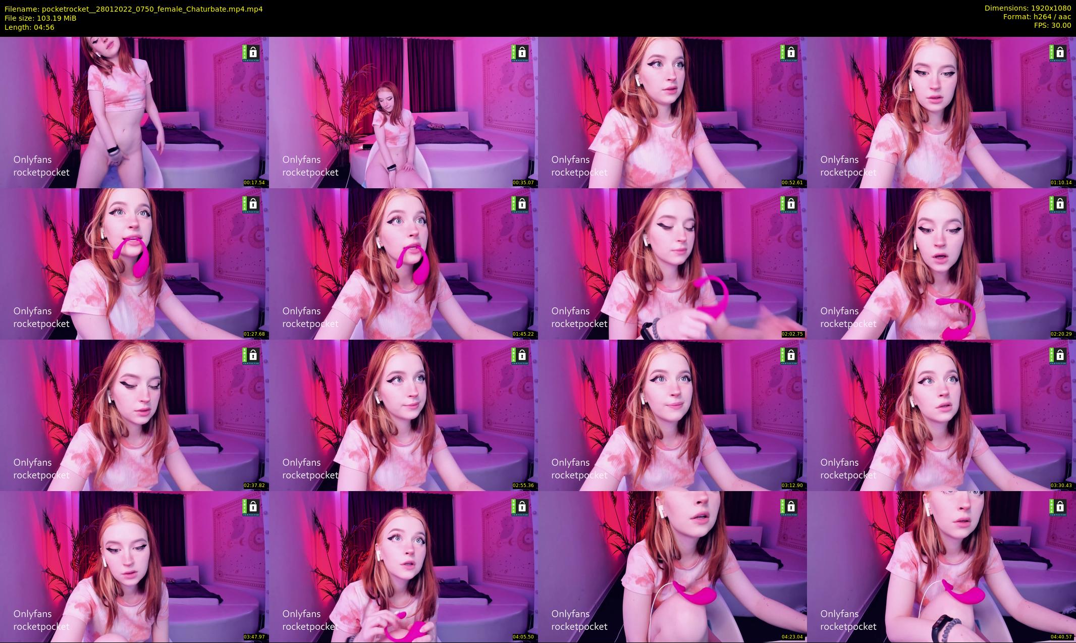 pocketrocket_ — 5 minute Chaturbate female cam show recording, 1080p, Jan 28, 2022