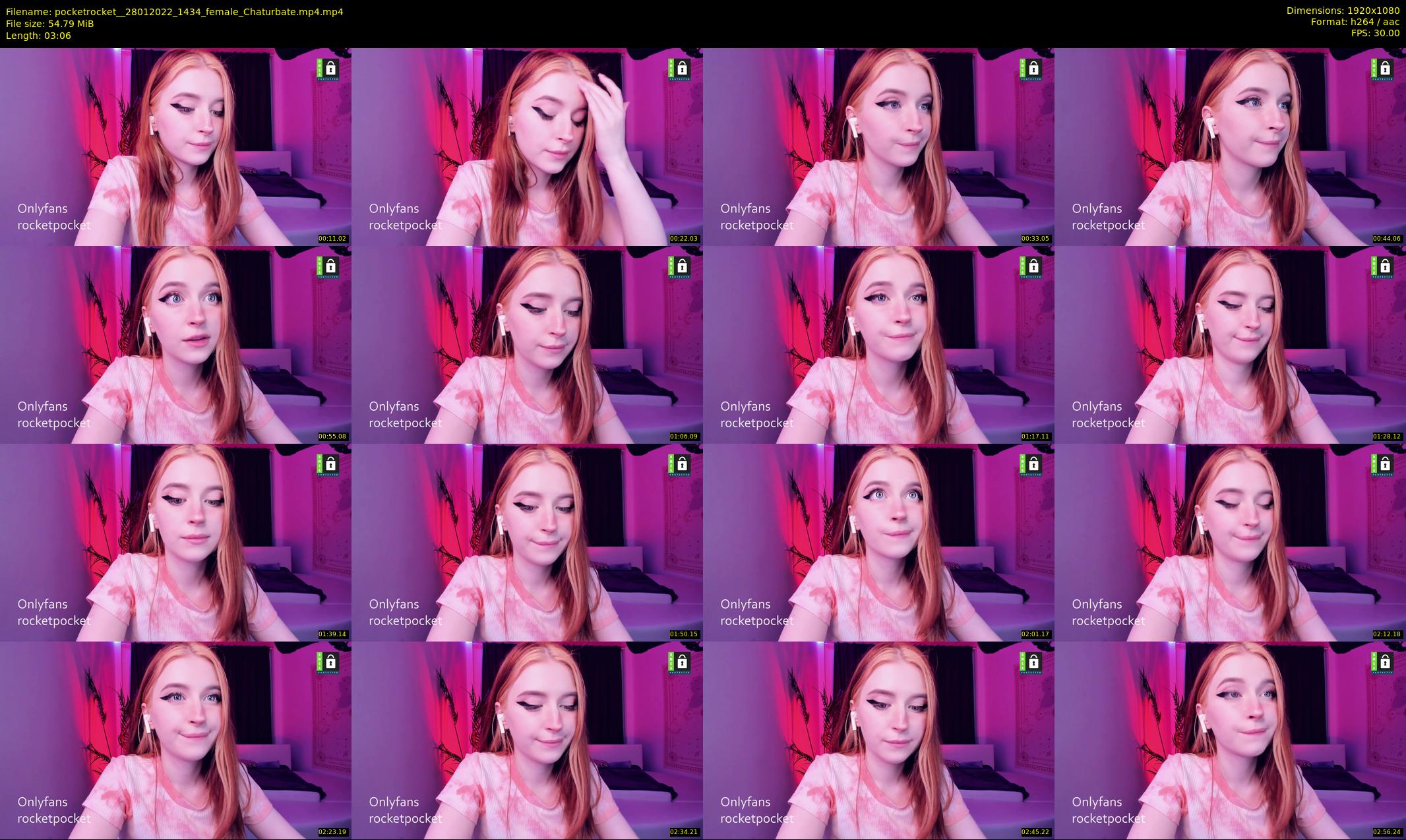 pocketrocket_ — 4 minute Chaturbate female cam show recording, 1080p, Jan 28, 2022