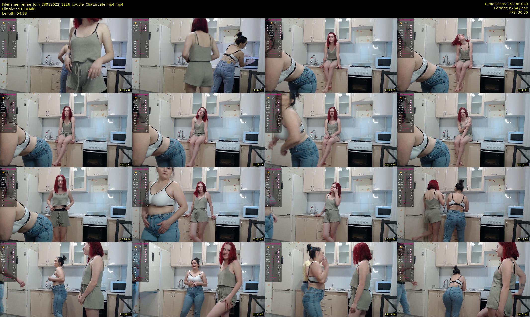 renae_tom — 5 minute Chaturbate couple cam show recording, 1080p, Jan 28, 2022