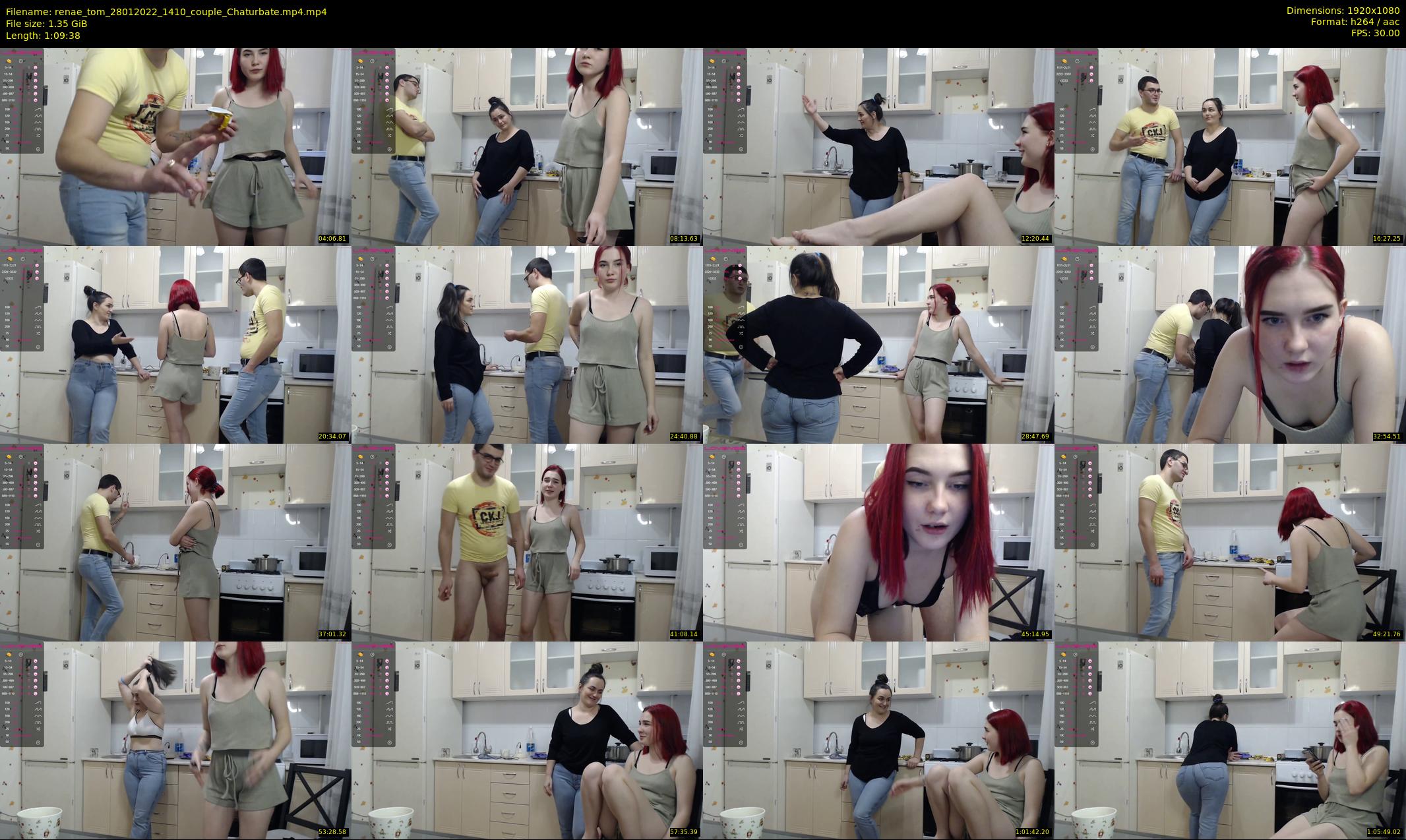renae_tom — 70 minute Chaturbate couple cam show recording, 1080p, Jan 28, 2022