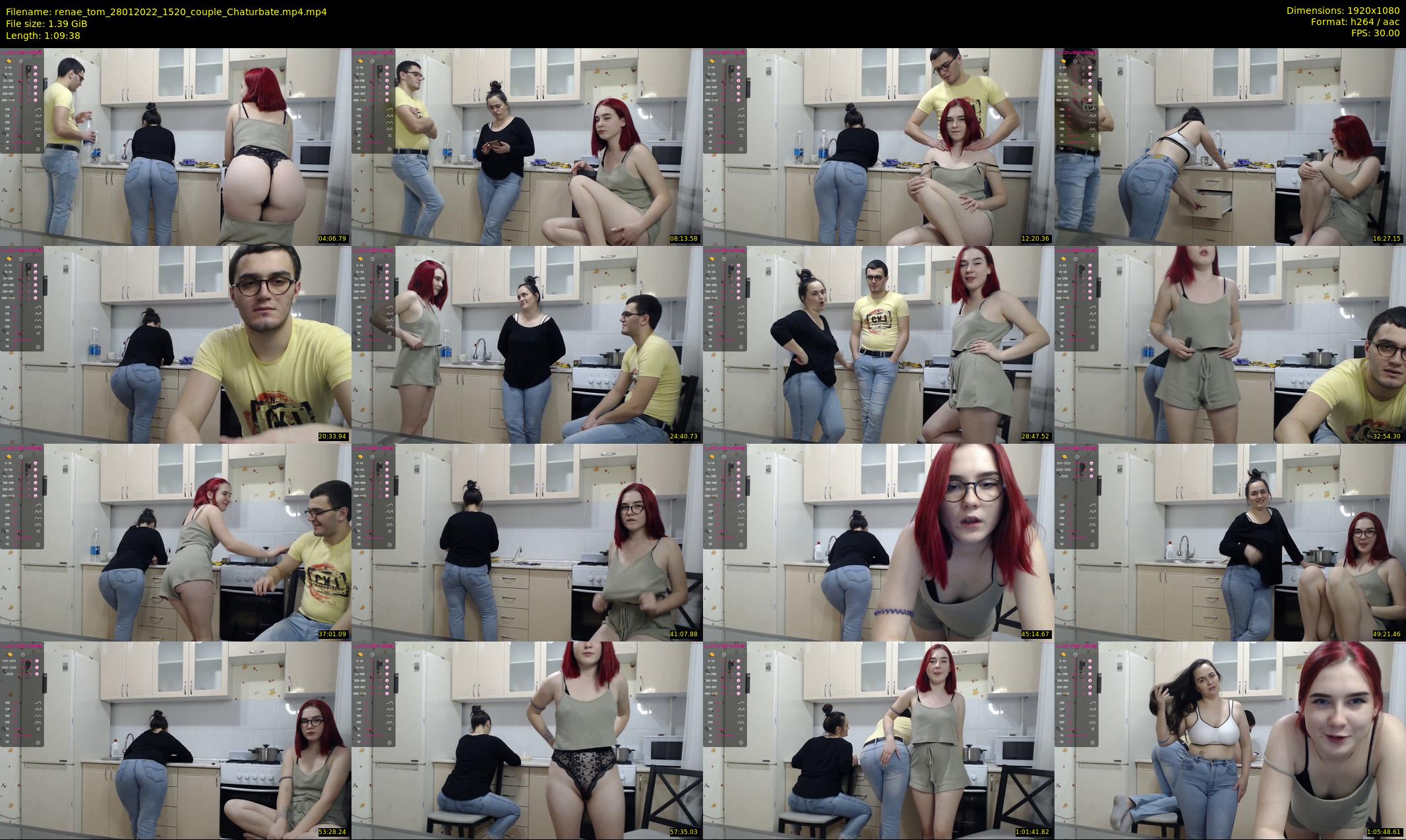 renae_tom — 70 minute Chaturbate couple cam show recording, 1080p, Jan 28, 2022