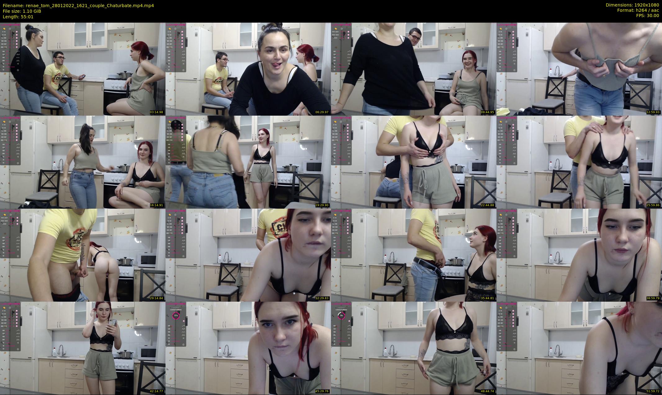 renae_tom — 56 minute Chaturbate couple cam show recording, 1080p, Jan 28, 2022