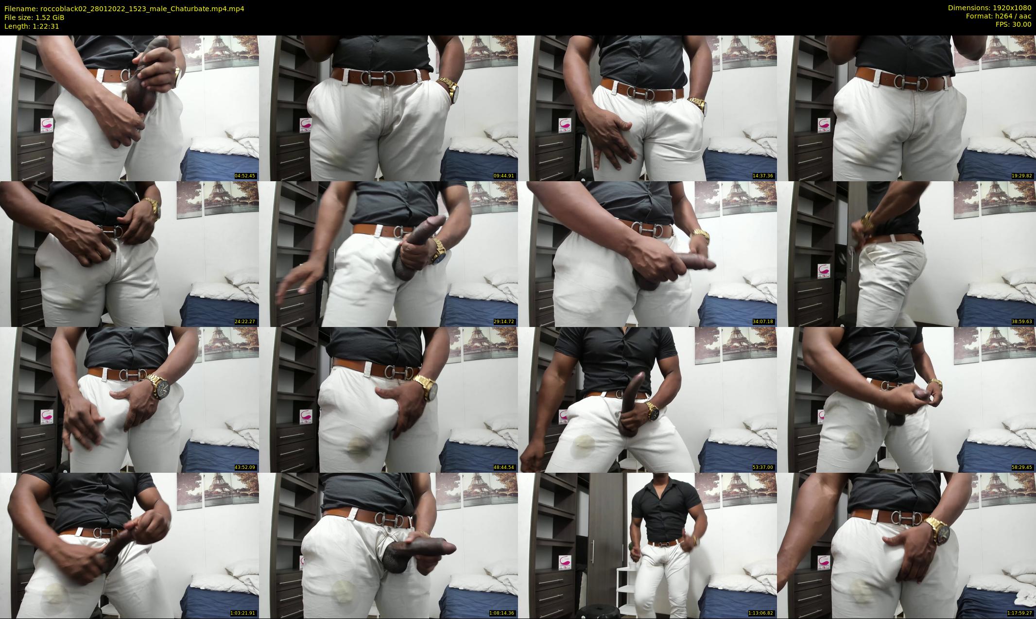 roccoblack02 — 83 minute Chaturbate male cam show recording, 1080p, Jan 28, 2022