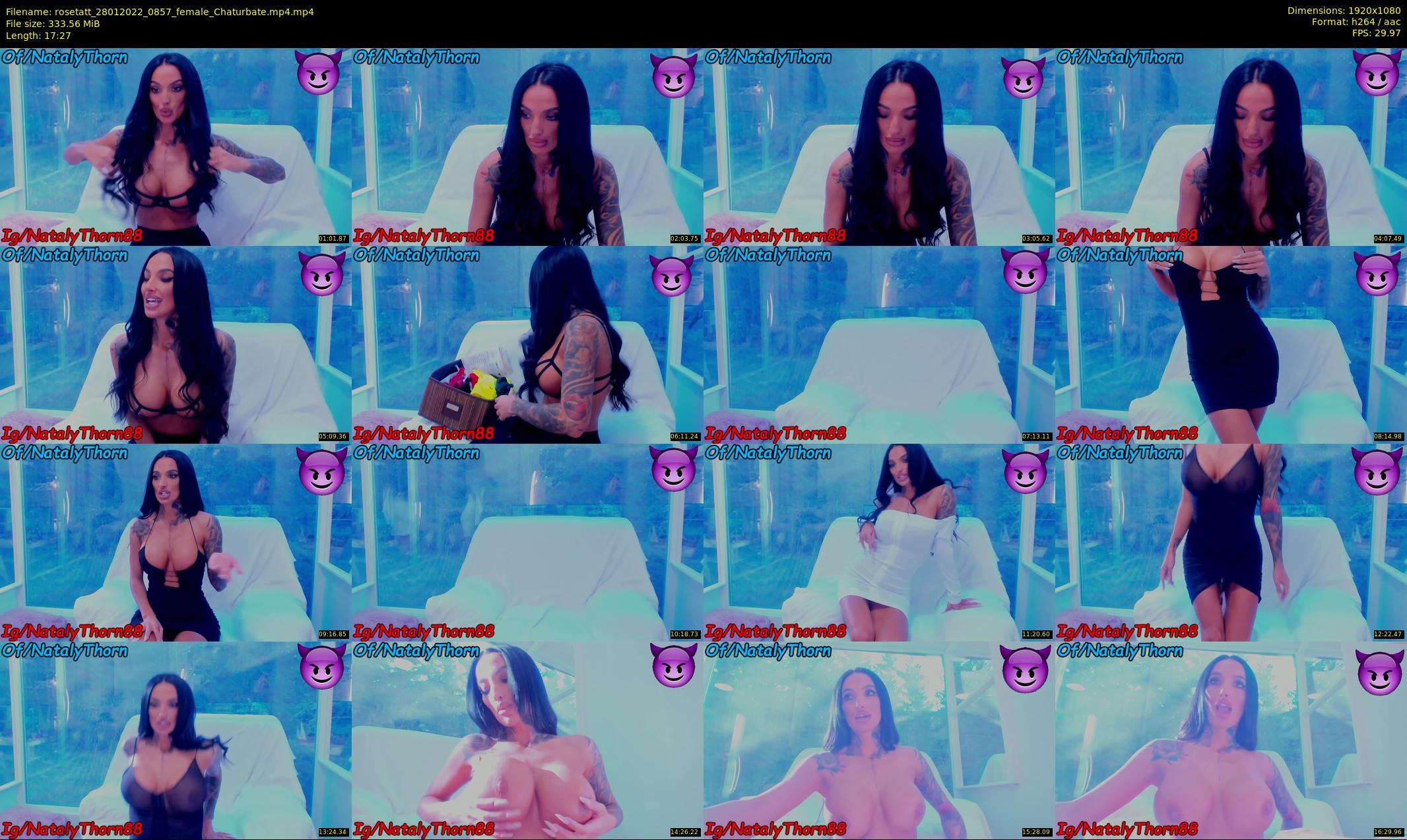 rosetatt — 18 minute Chaturbate female cam show recording, 1080p, Jan 28, 2022