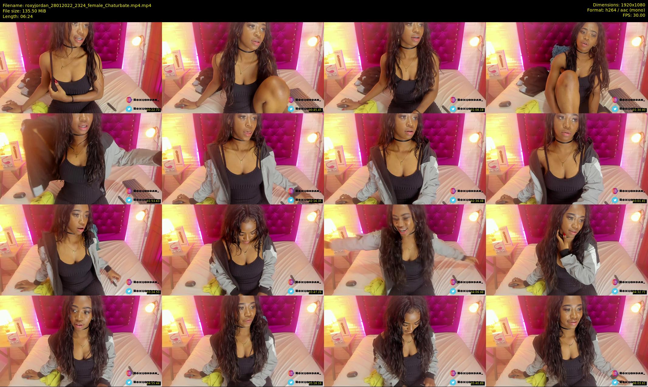 roxyjordan — 7 minute Chaturbate female cam show recording, 1080p, Jan 28, 2022