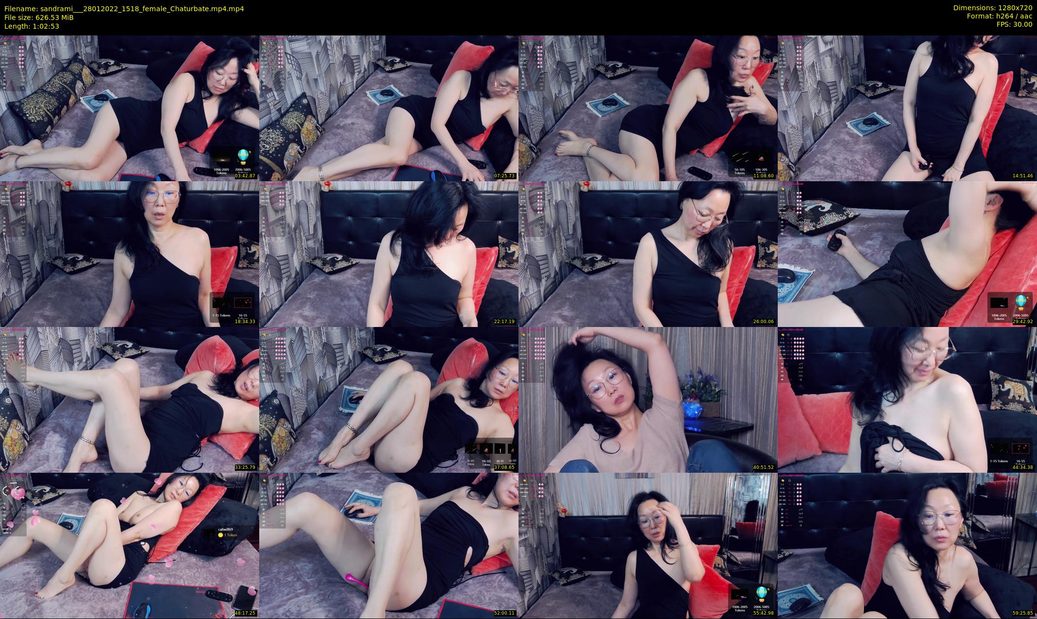 sandrami__ — 63 minute Chaturbate female cam show recording, 720p, Jan 28, 2022