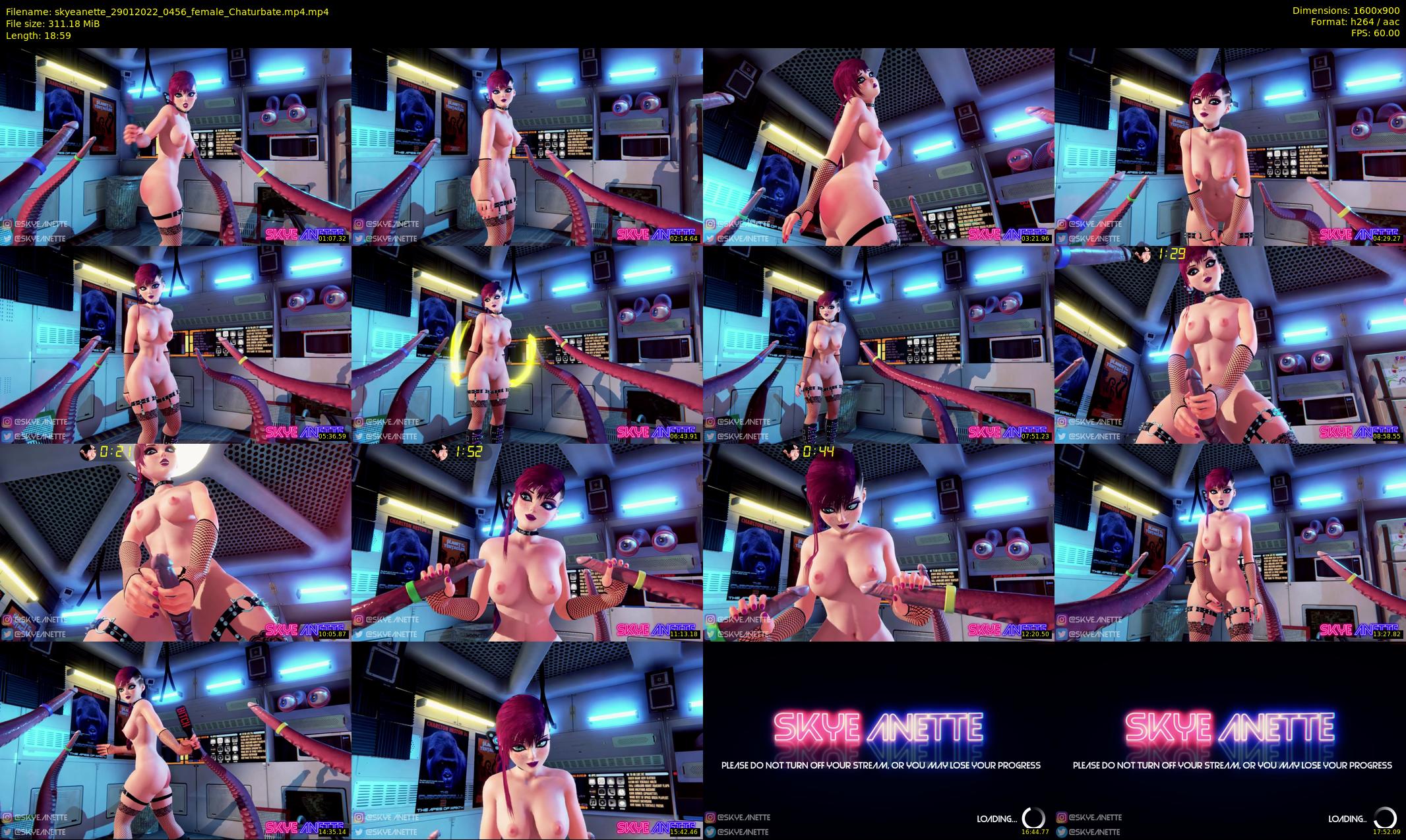 skyeanette — 19 minute Chaturbate female cam show recording, 720p, Jan 29, 2022