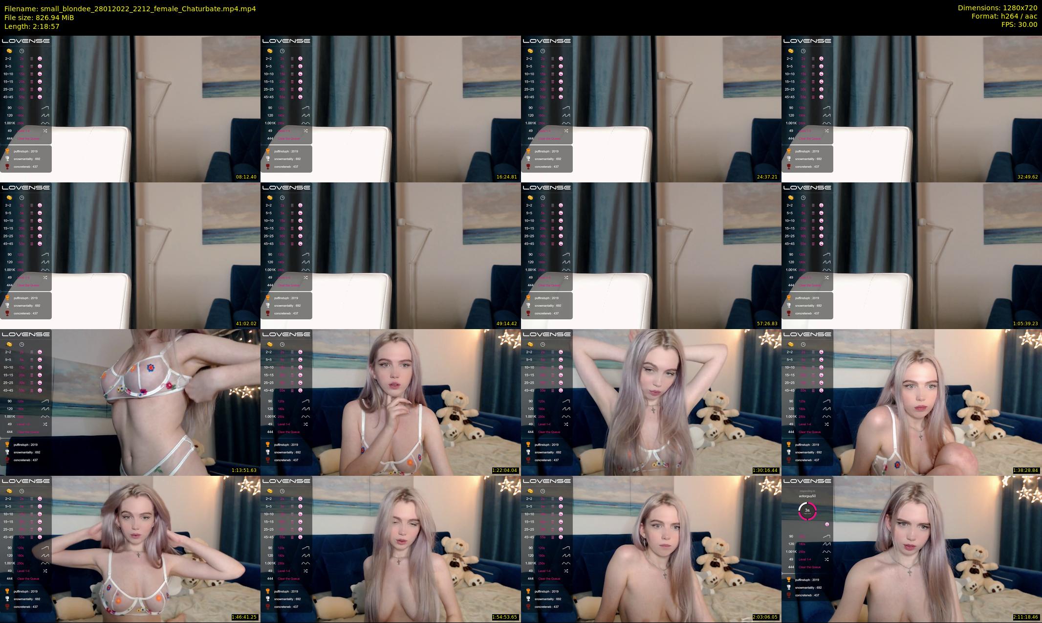 small_blondee — 139 minute Chaturbate female cam show recording, 720p, Jan 28, 2022