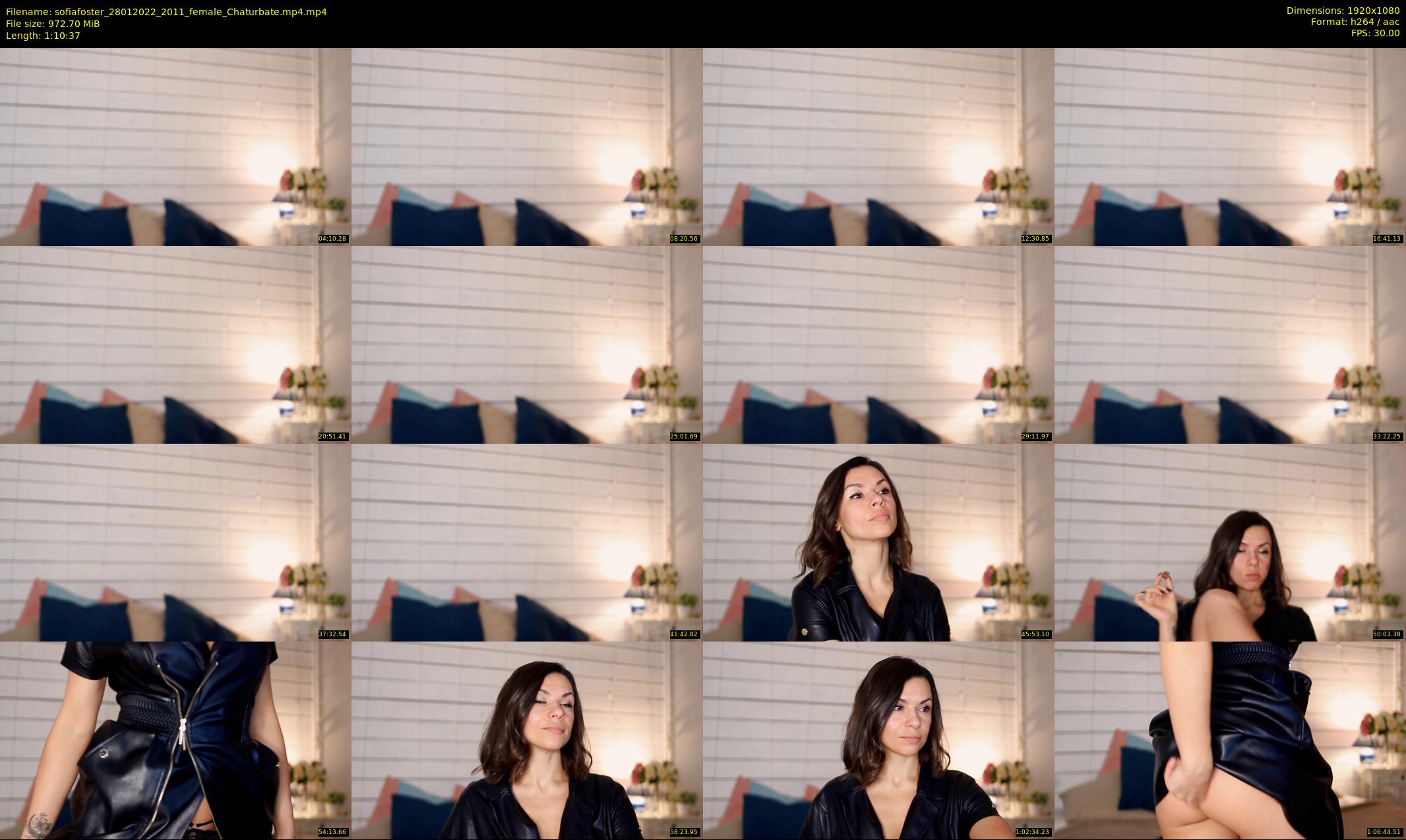 sofiafoster — 71 minute Chaturbate female cam show recording, 1080p, Jan 28, 2022