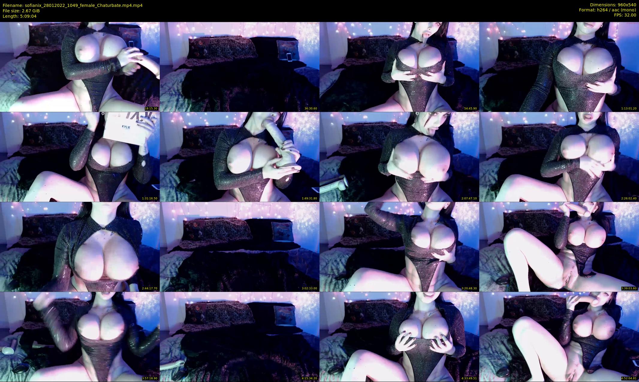 sofianix — 310 minute Chaturbate female cam show recording, 480p, Jan 28, 2022