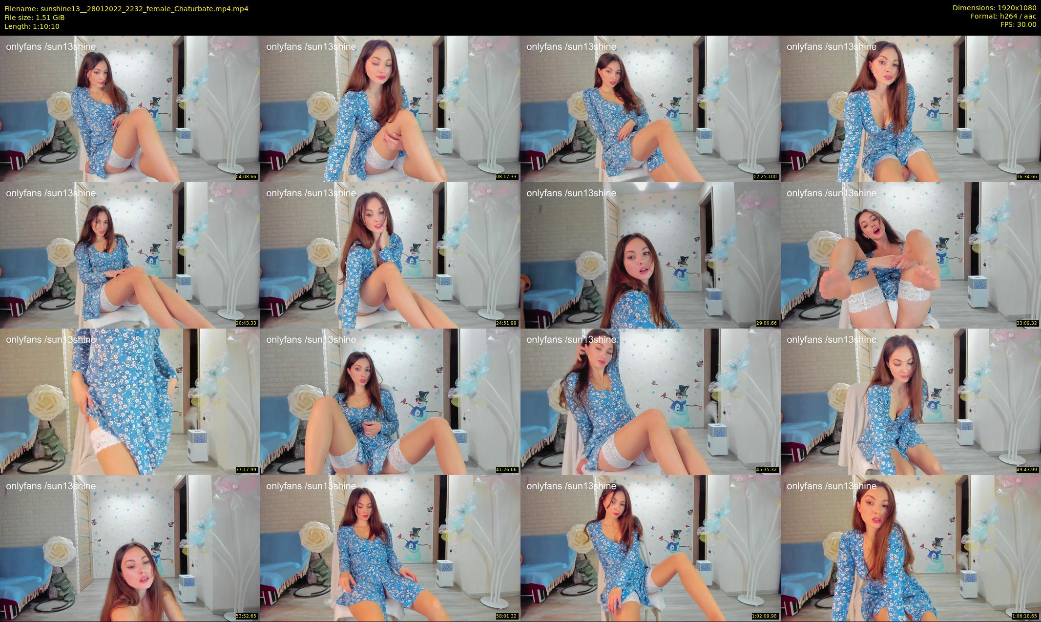 sunshine13_ — 71 minute Chaturbate female cam show recording, 1080p, Jan 28, 2022