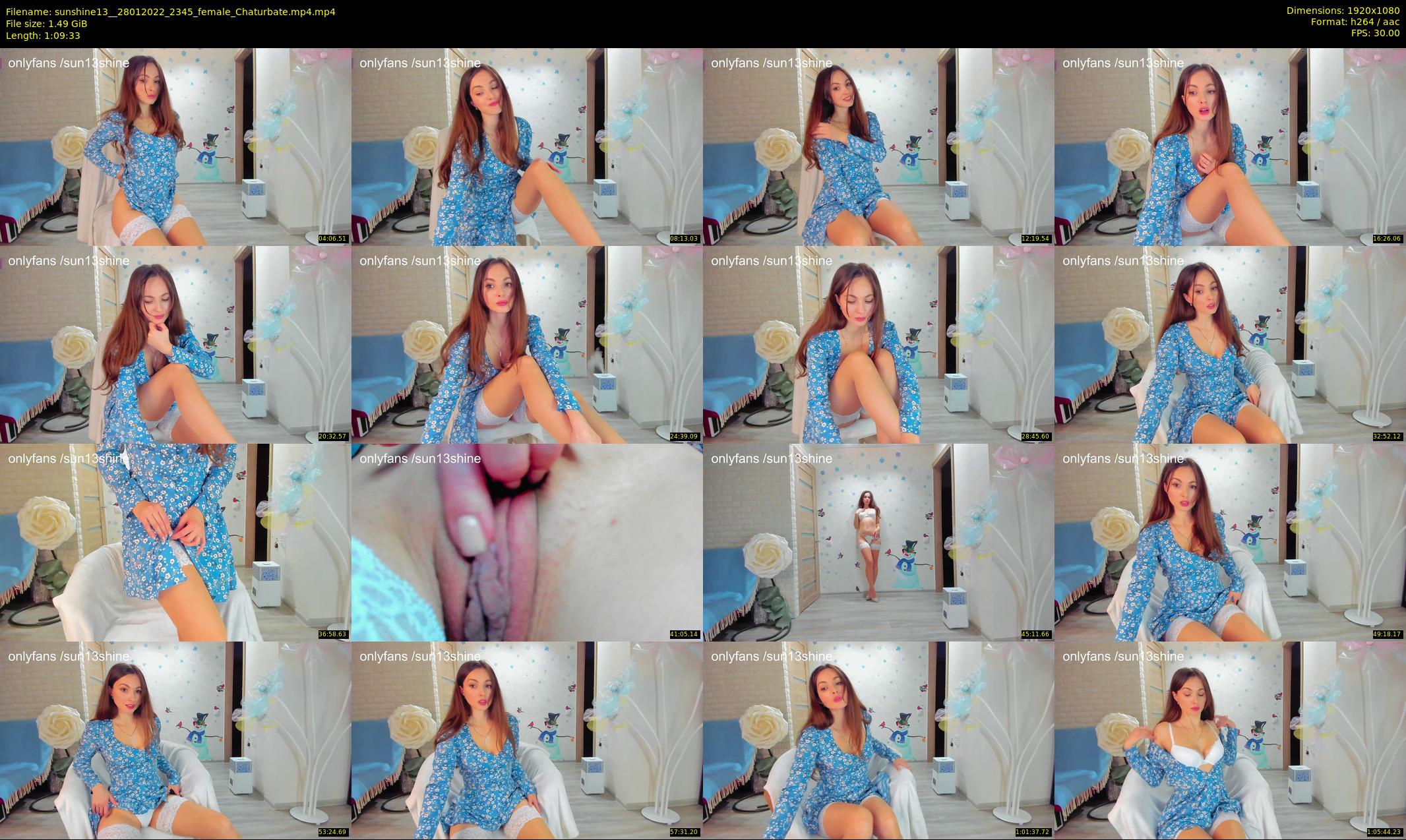 sunshine13_ — 70 minute Chaturbate female cam show recording, 1080p, Jan 28, 2022