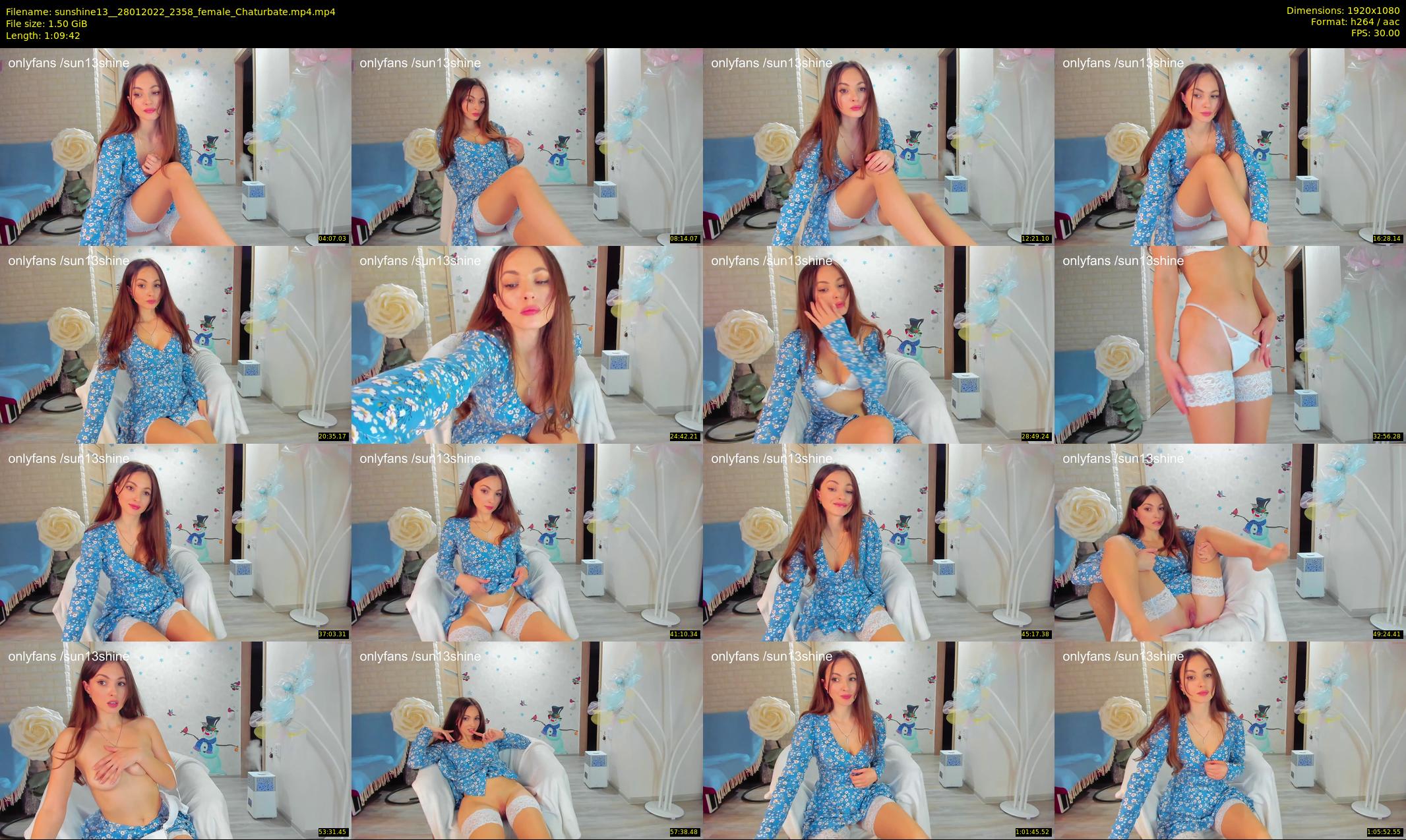 sunshine13_ — 70 minute Chaturbate female cam show recording, 1080p, Jan 28, 2022