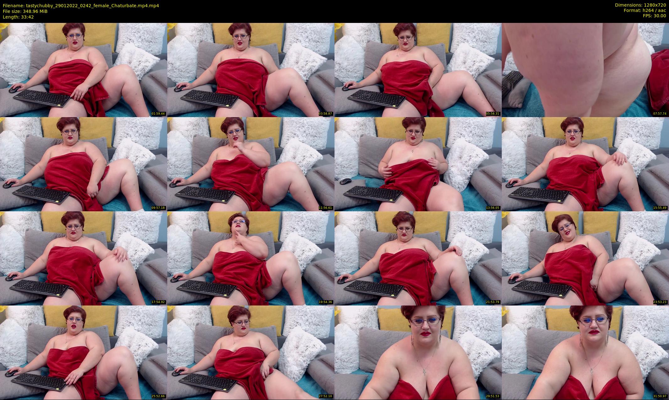 tastychubby — 34 minute Chaturbate female cam show recording, 720p, Jan 29, 2022