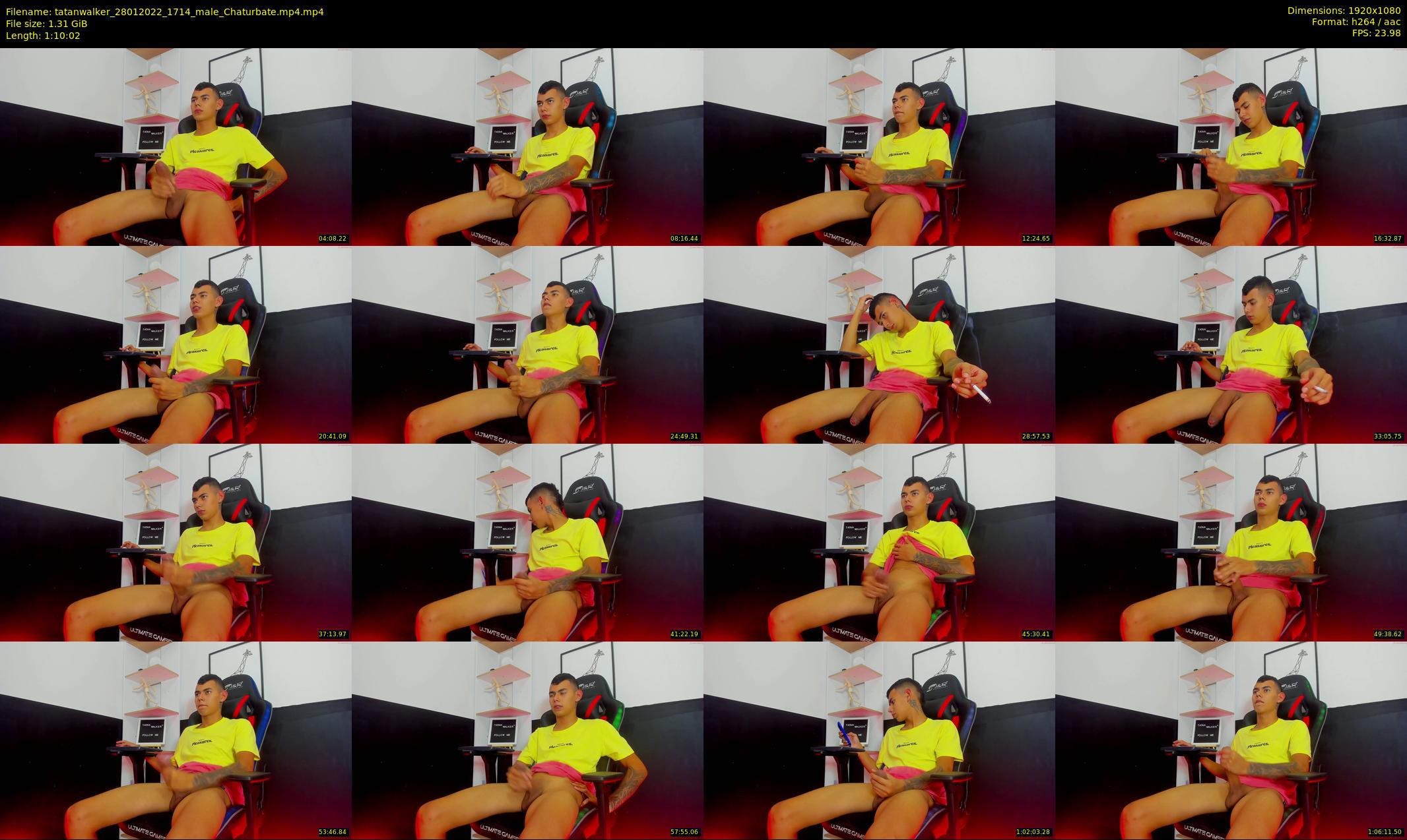 tatanwalker — 71 minute Chaturbate male cam show recording, 1080p, Jan 28, 2022
