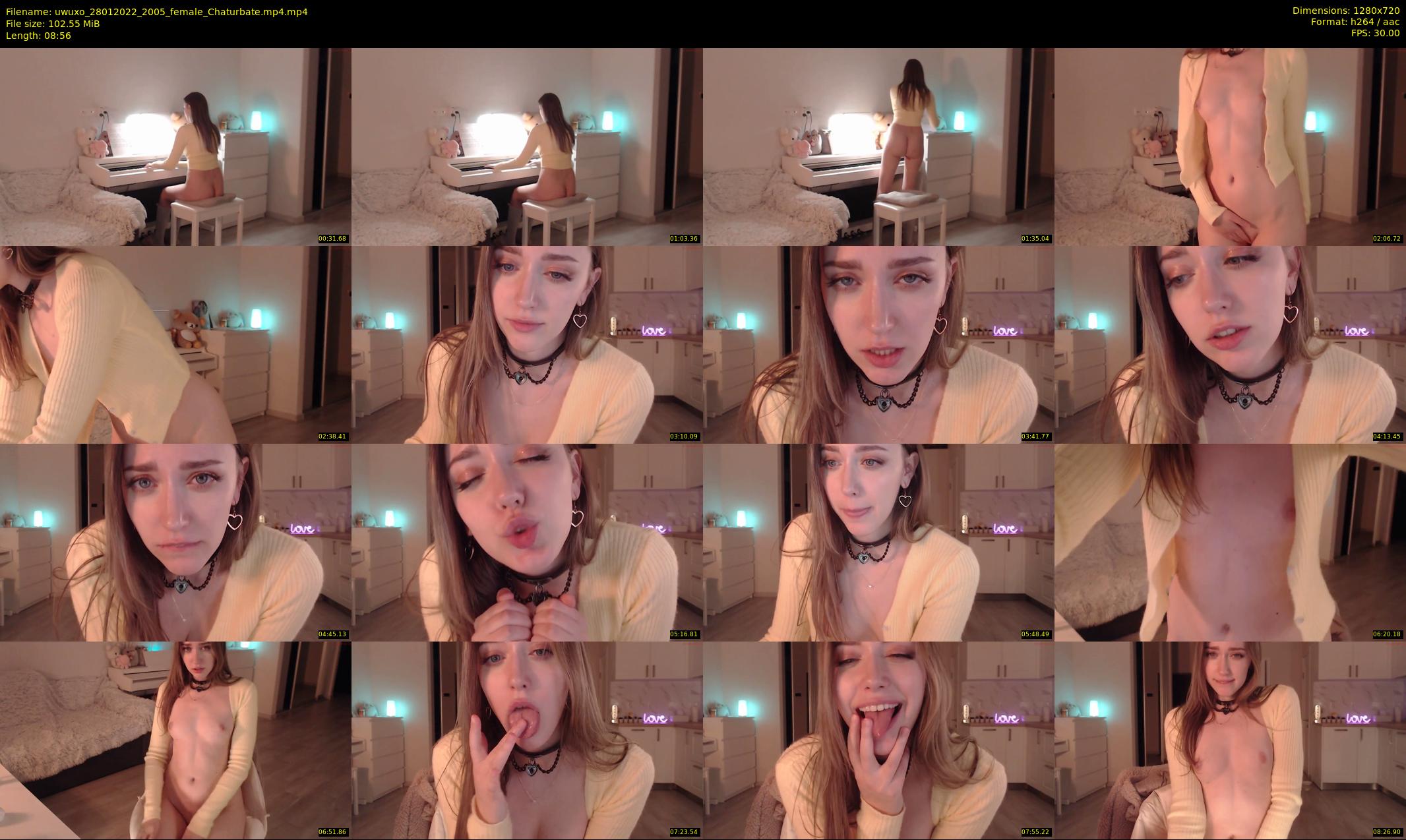 uwuxo — 9 minute Chaturbate female cam show recording, 720p, Jan 28, 2022