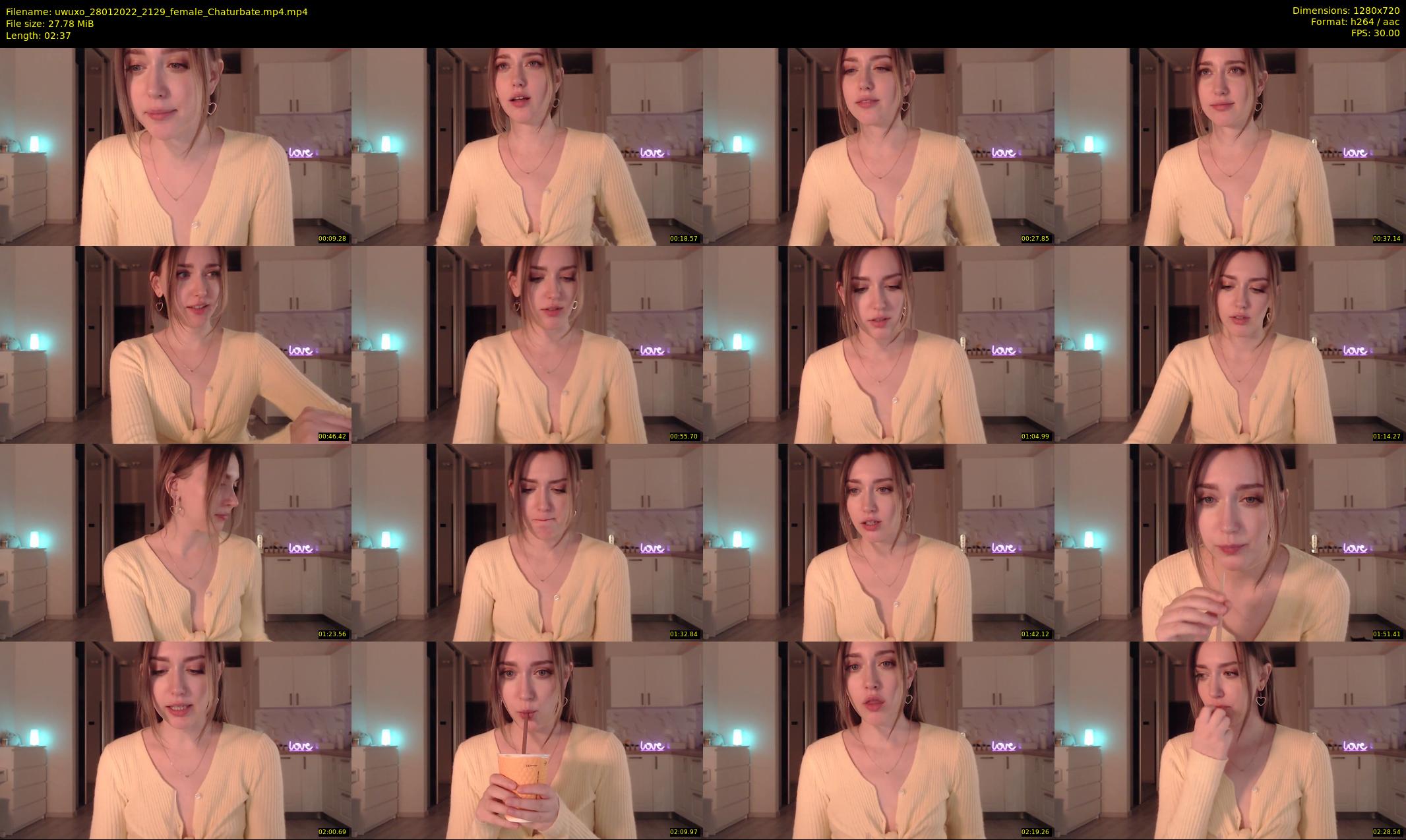 uwuxo — 3 minute Chaturbate female cam show recording, 720p, Jan 28, 2022