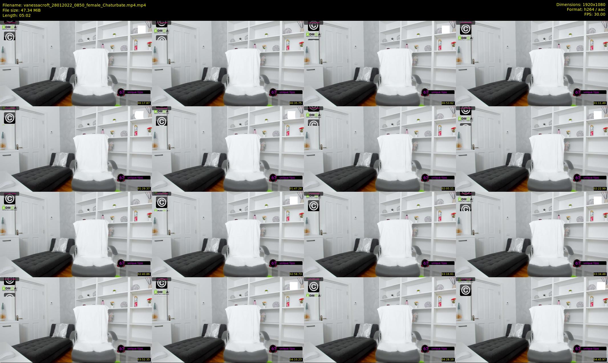 vanessacroft — 6 minute Chaturbate female cam show recording, 1080p, Jan 28, 2022