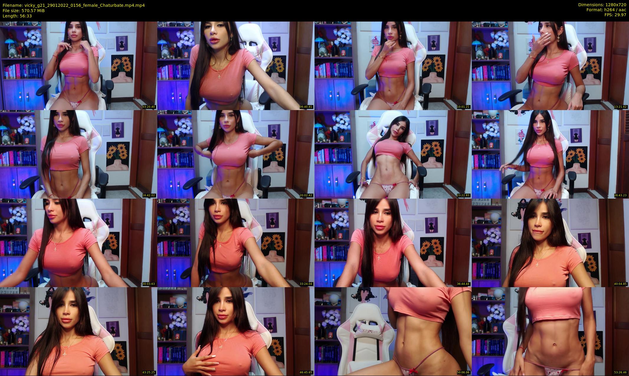 vicky_g21 — 57 minute Chaturbate female cam show recording, 720p, Jan 29, 2022