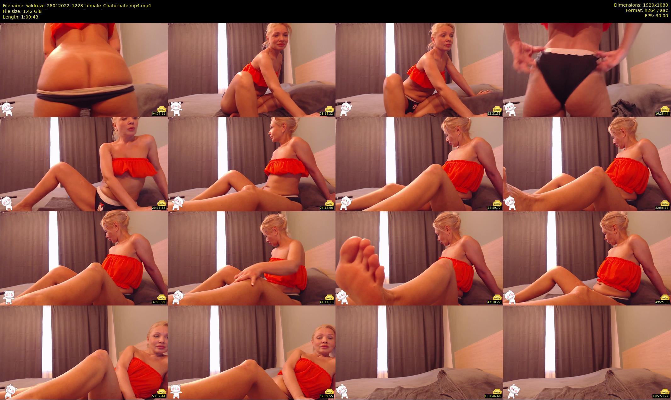 wildroze — 70 minute Chaturbate female cam show recording, 1080p, Jan 28, 2022