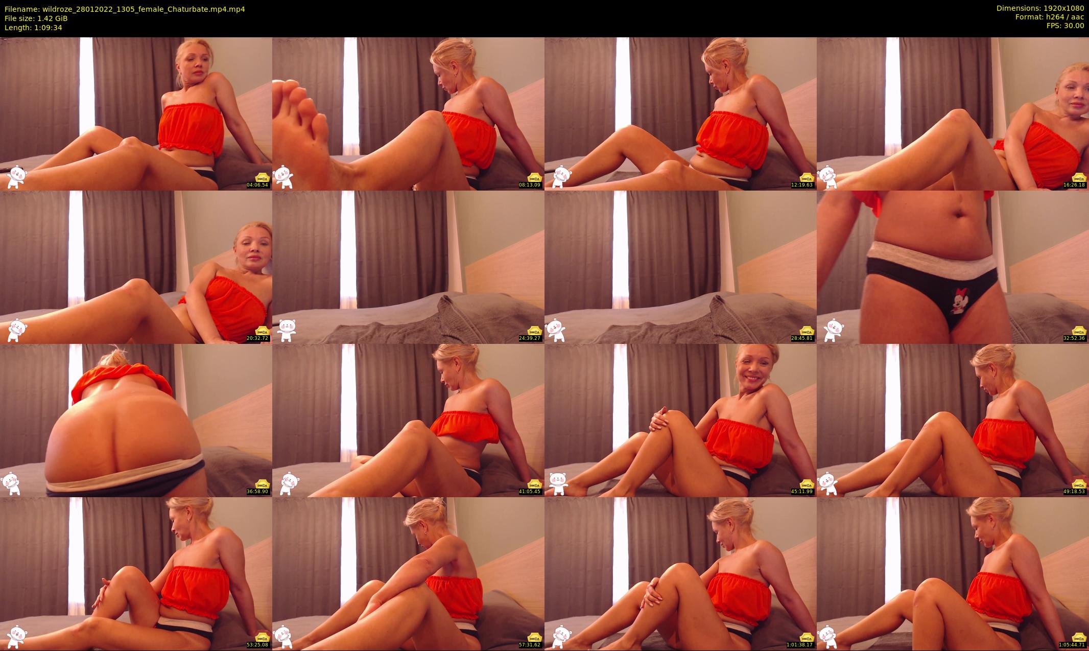 wildroze — 70 minute Chaturbate female cam show recording, 1080p, Jan 28, 2022