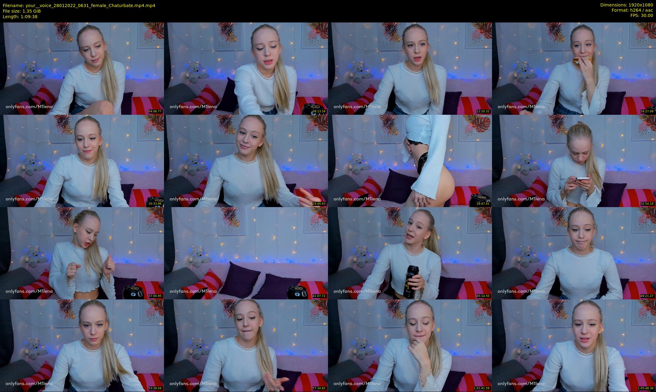 your__voice — 70 minute Chaturbate female cam show recording, 1080p, Jan 28, 2022