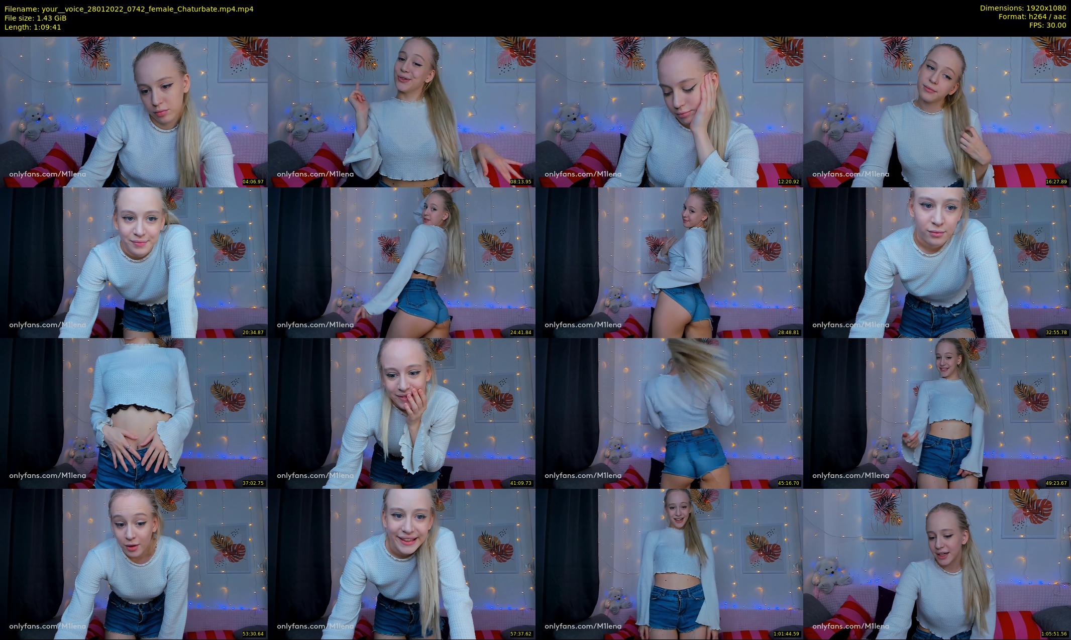 your__voice — 70 minute Chaturbate female cam show recording, 1080p, Jan 28, 2022