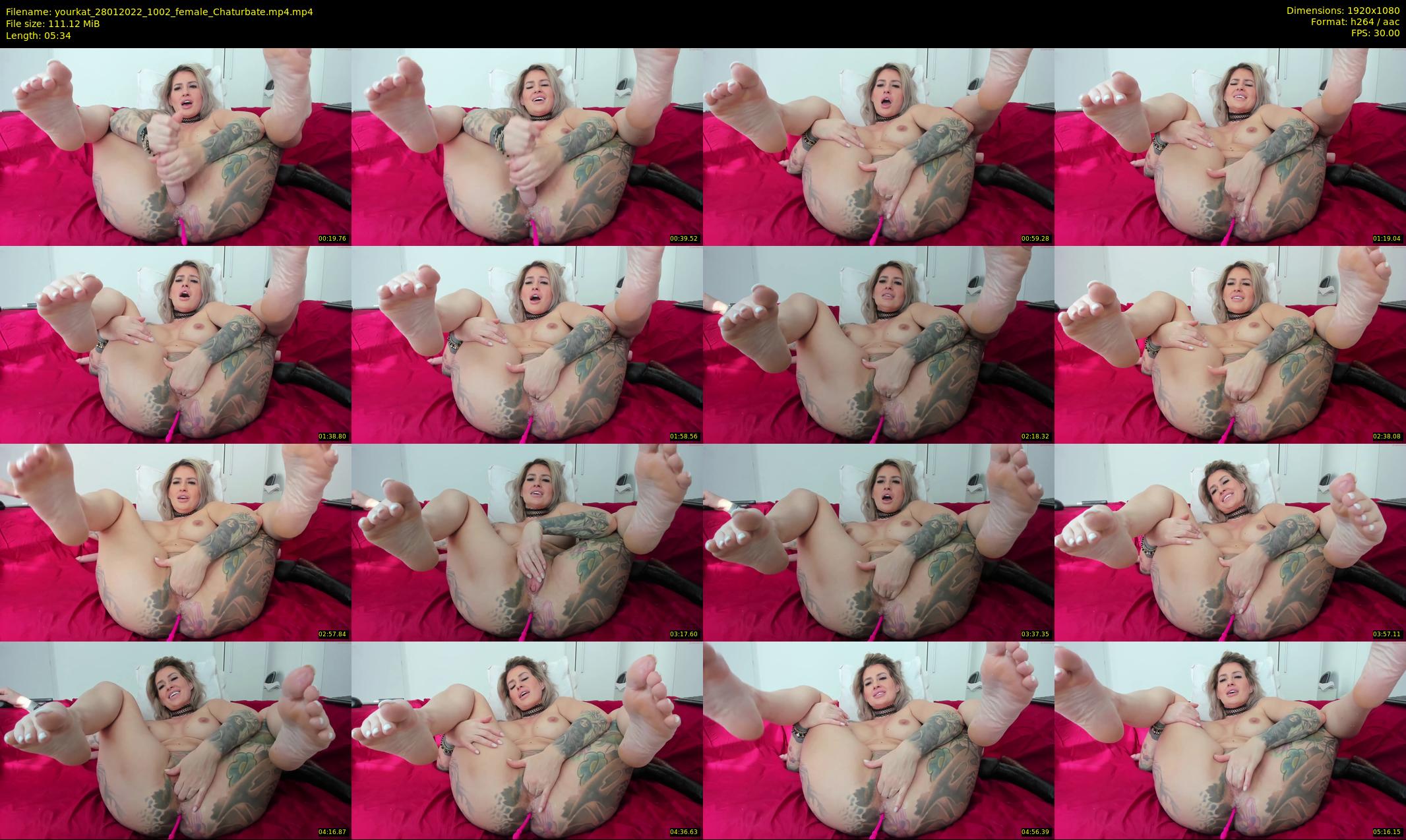 yourkat — 6 minute Chaturbate female cam show recording, 1080p, Jan 28, 2022