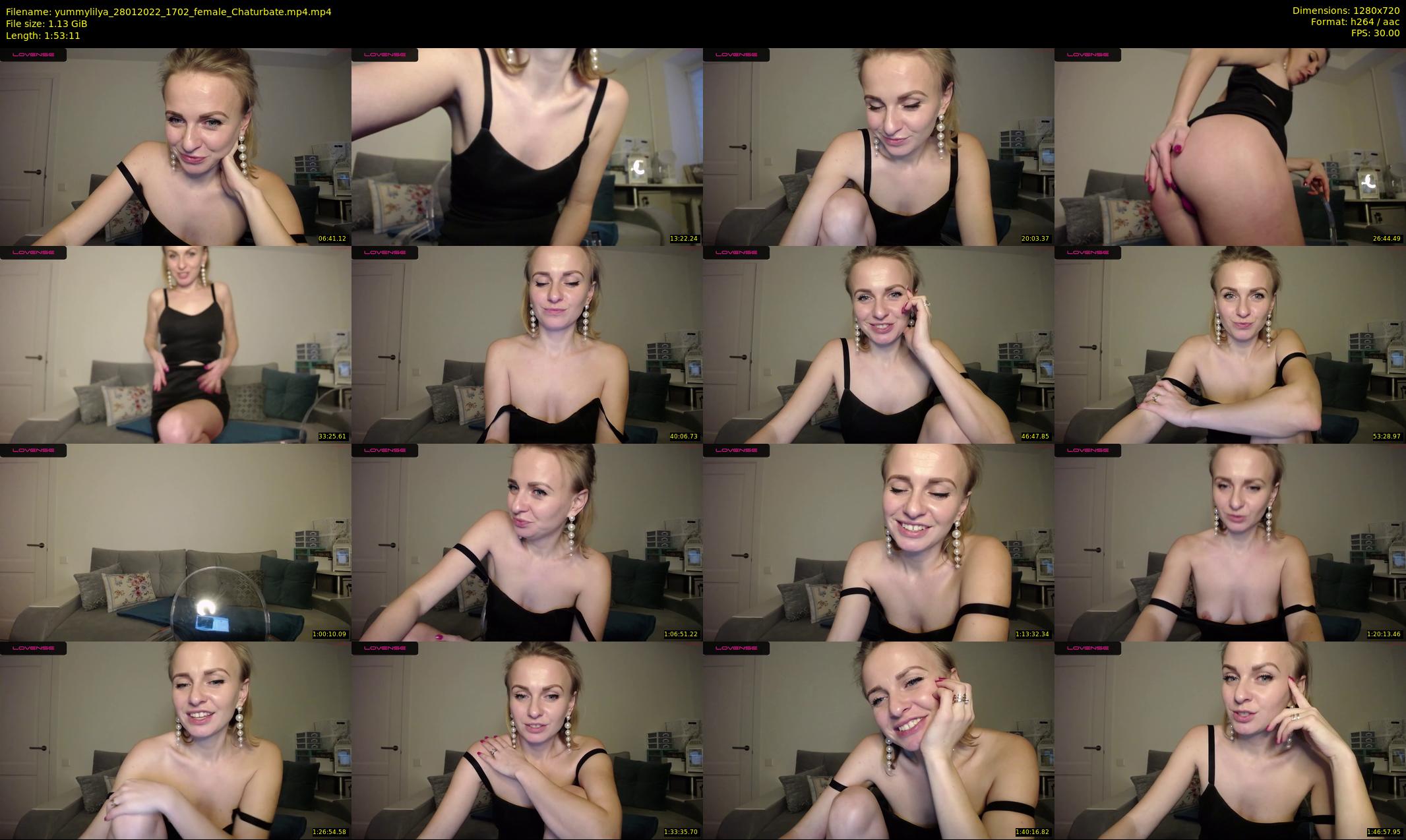 yummylilya — 114 minute Chaturbate female cam show recording, 720p, Jan 28, 2022
