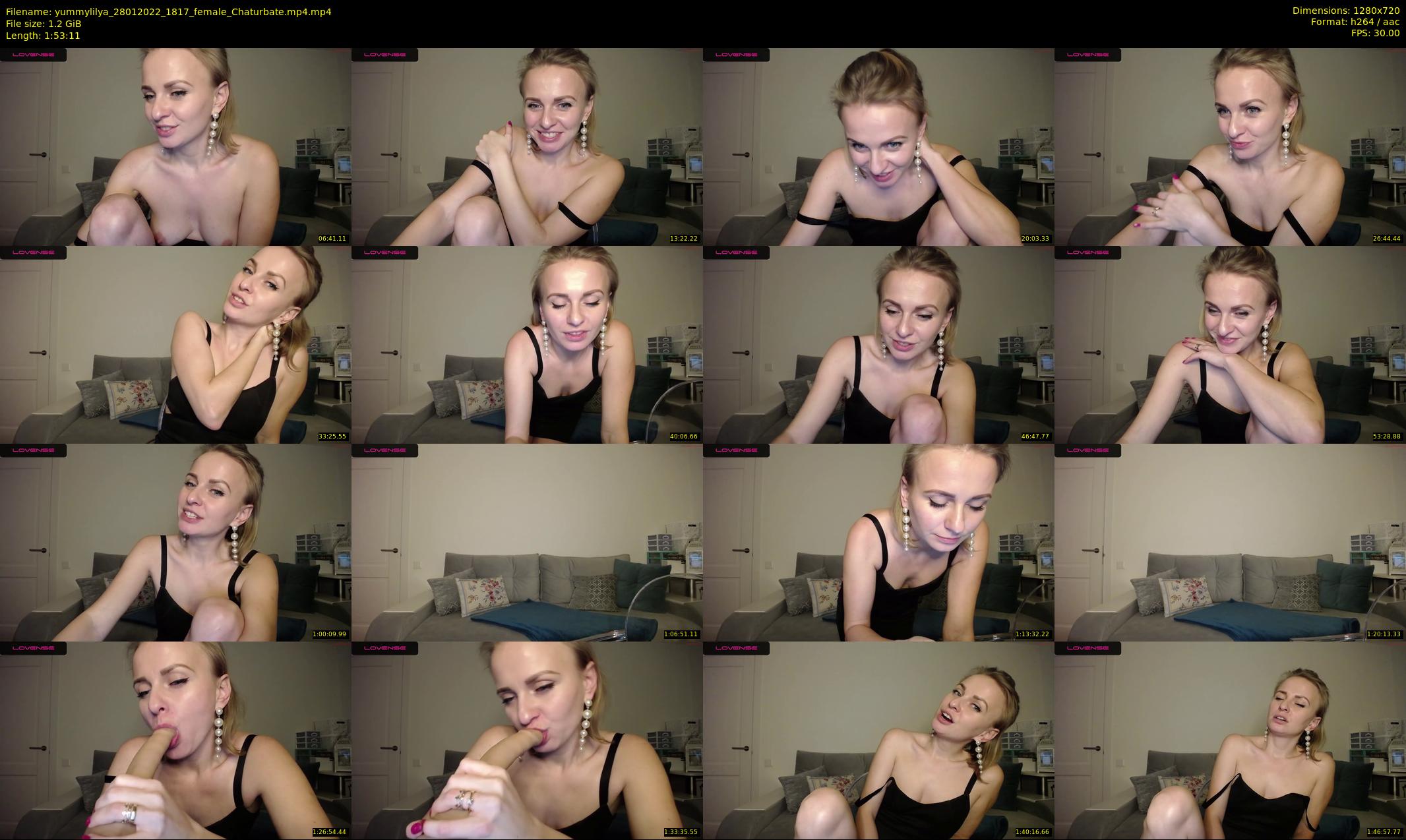 yummylilya — 114 minute Chaturbate female cam show recording, 720p, Jan 28, 2022