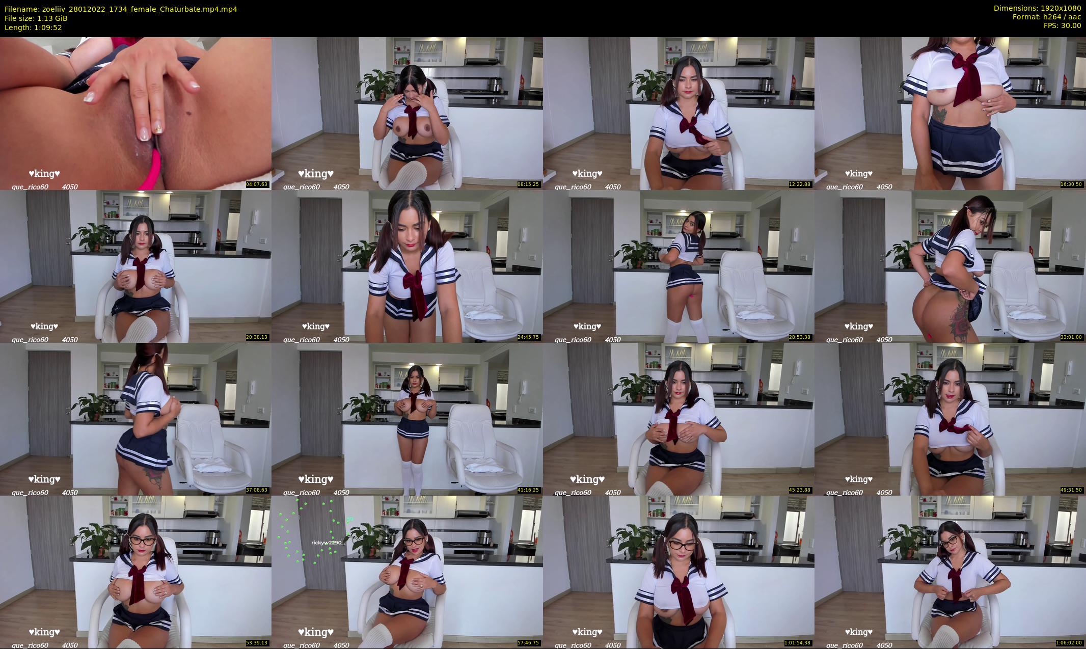zoeliiv — 70 minute Chaturbate female cam show recording, 1080p, Jan 28, 2022