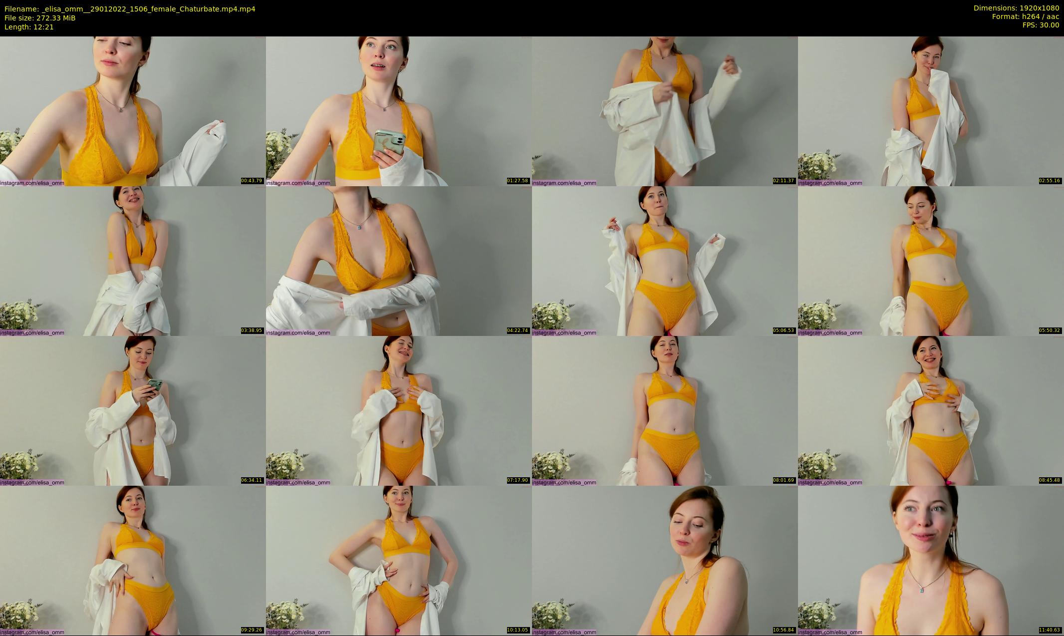 _elisa_omm_ — 13 minute Chaturbate female cam show recording, 1080p, Jan 29, 2022