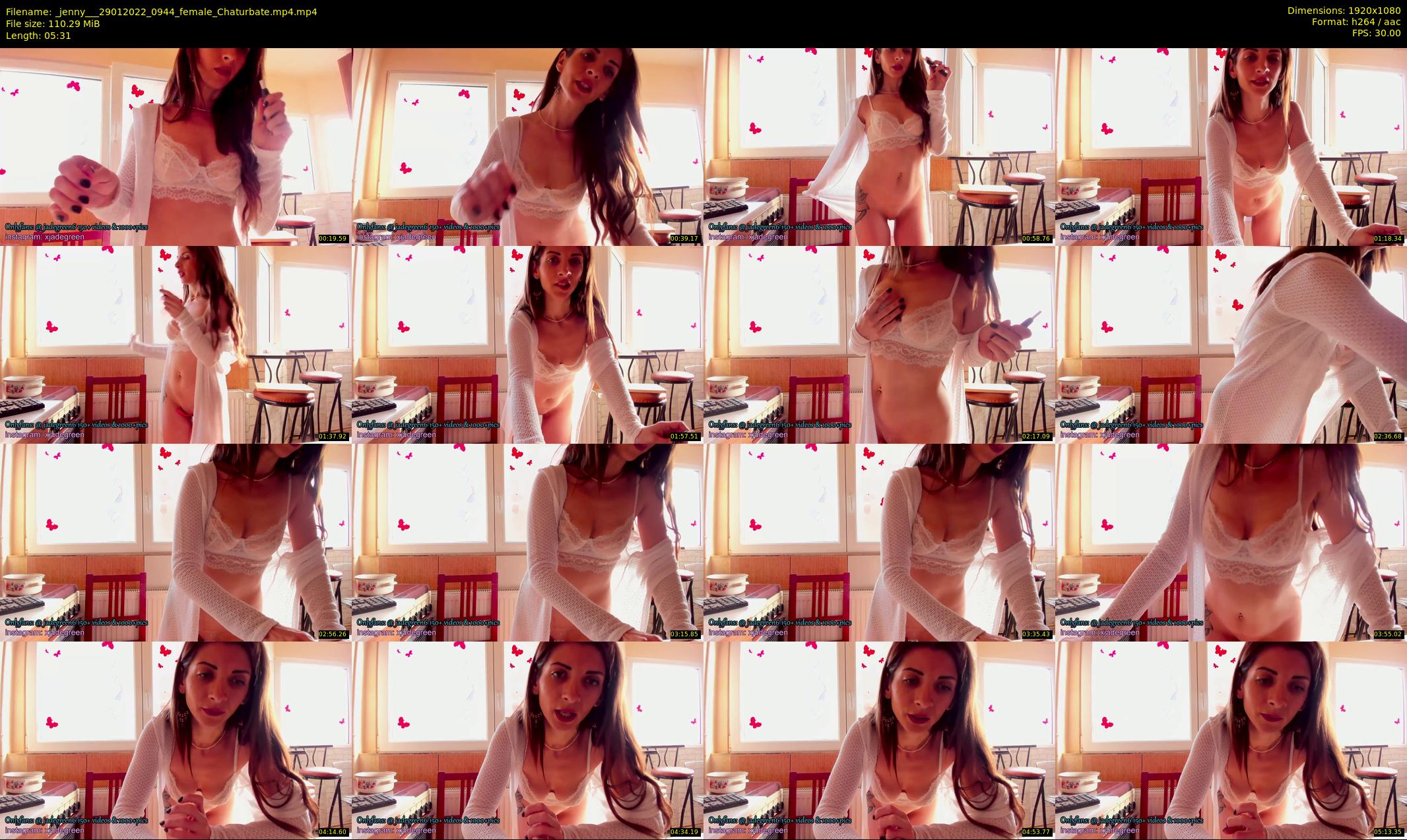 _jenny__ — 6 minute Chaturbate female cam show recording, 1080p, Jan 29, 2022