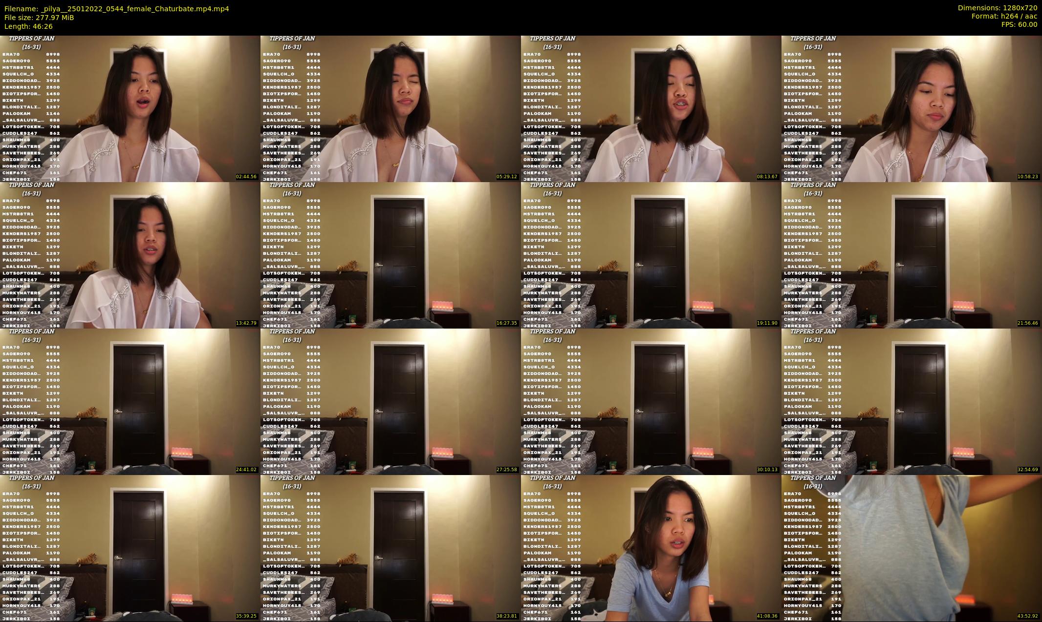 _pilya_ — 47 minute Chaturbate female cam show recording, 720p, Jan 25, 2022