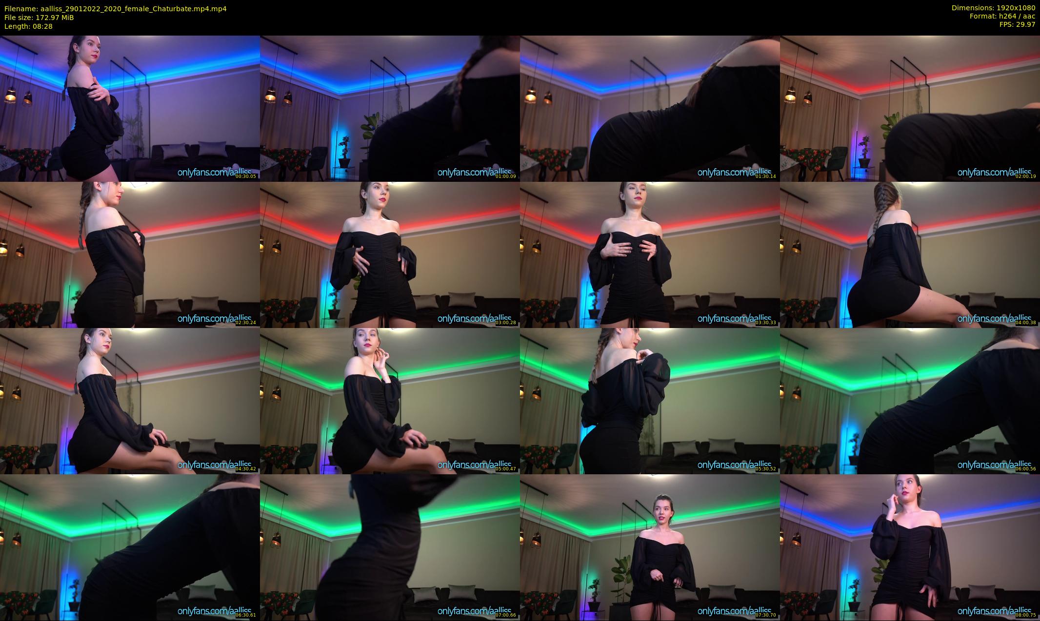 aalliss — 9 minute Chaturbate female cam show recording, 1080p, Jan 29, 2022